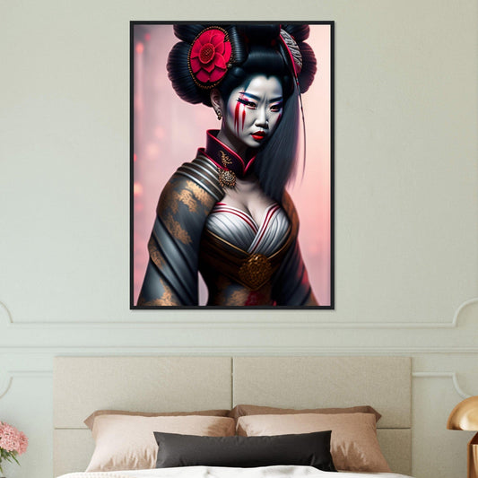 Canvanation Print Material 70x100 cm / 28x40″ Tableau Horreur Geisha