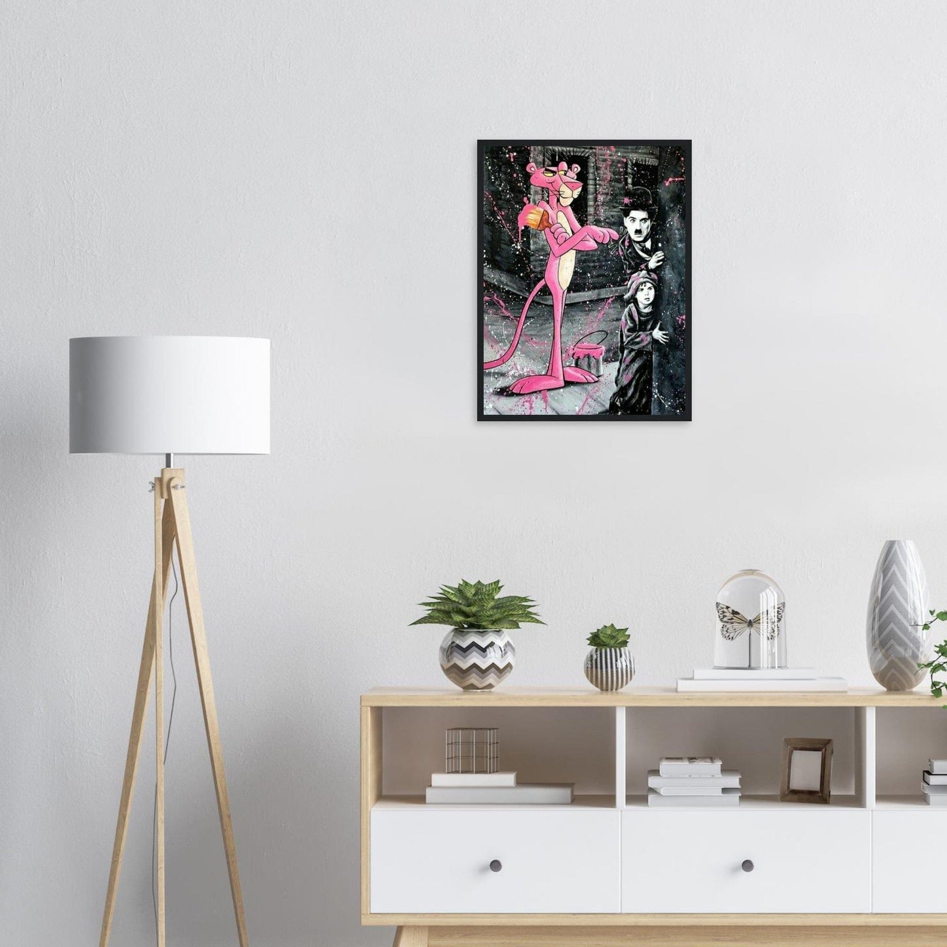 Canvanation Print Material Tableau Street Art La panthère rose
