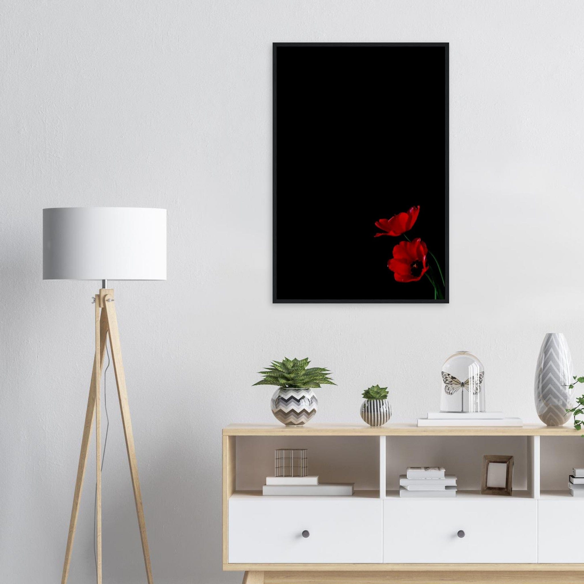 Canvanation Print Material Peinture Champ De Coquelicot