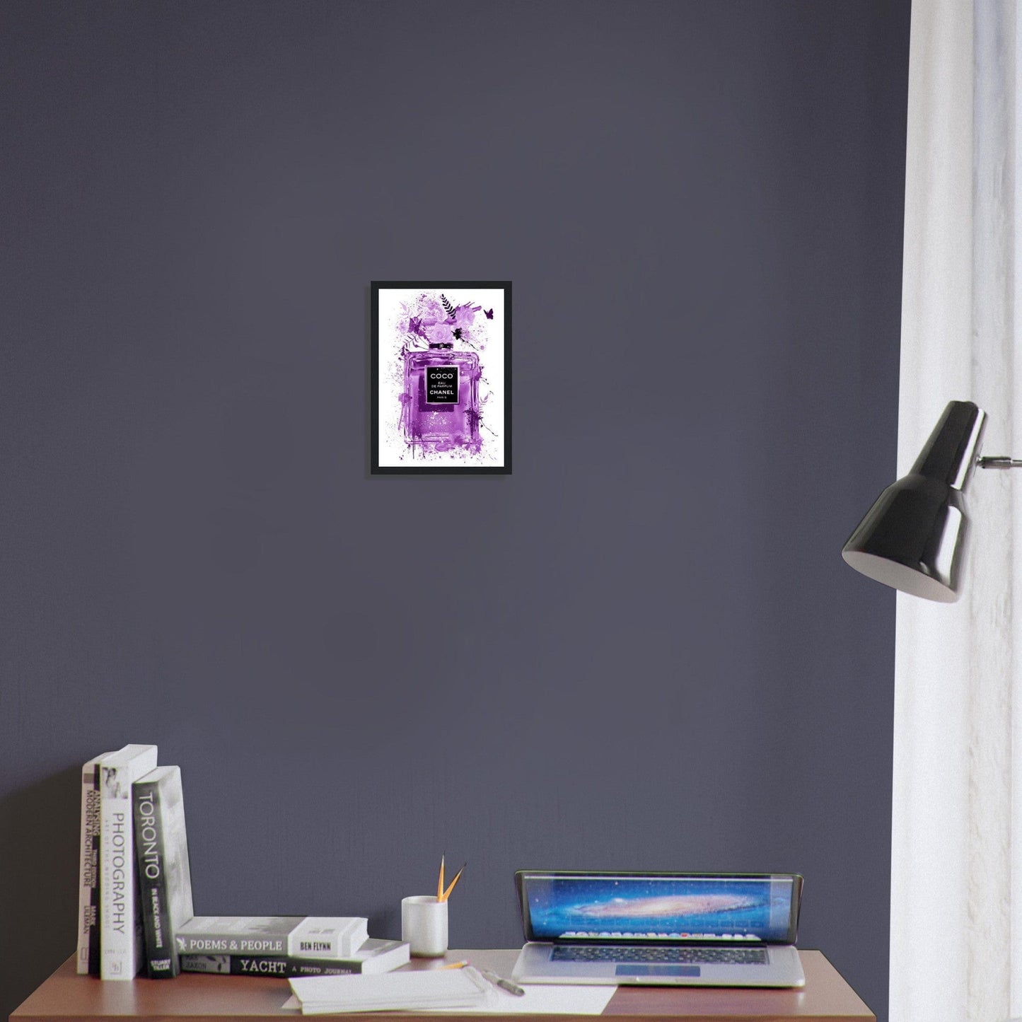 Canvanation Print Material Tableau Chanel Numéro 5 Violet