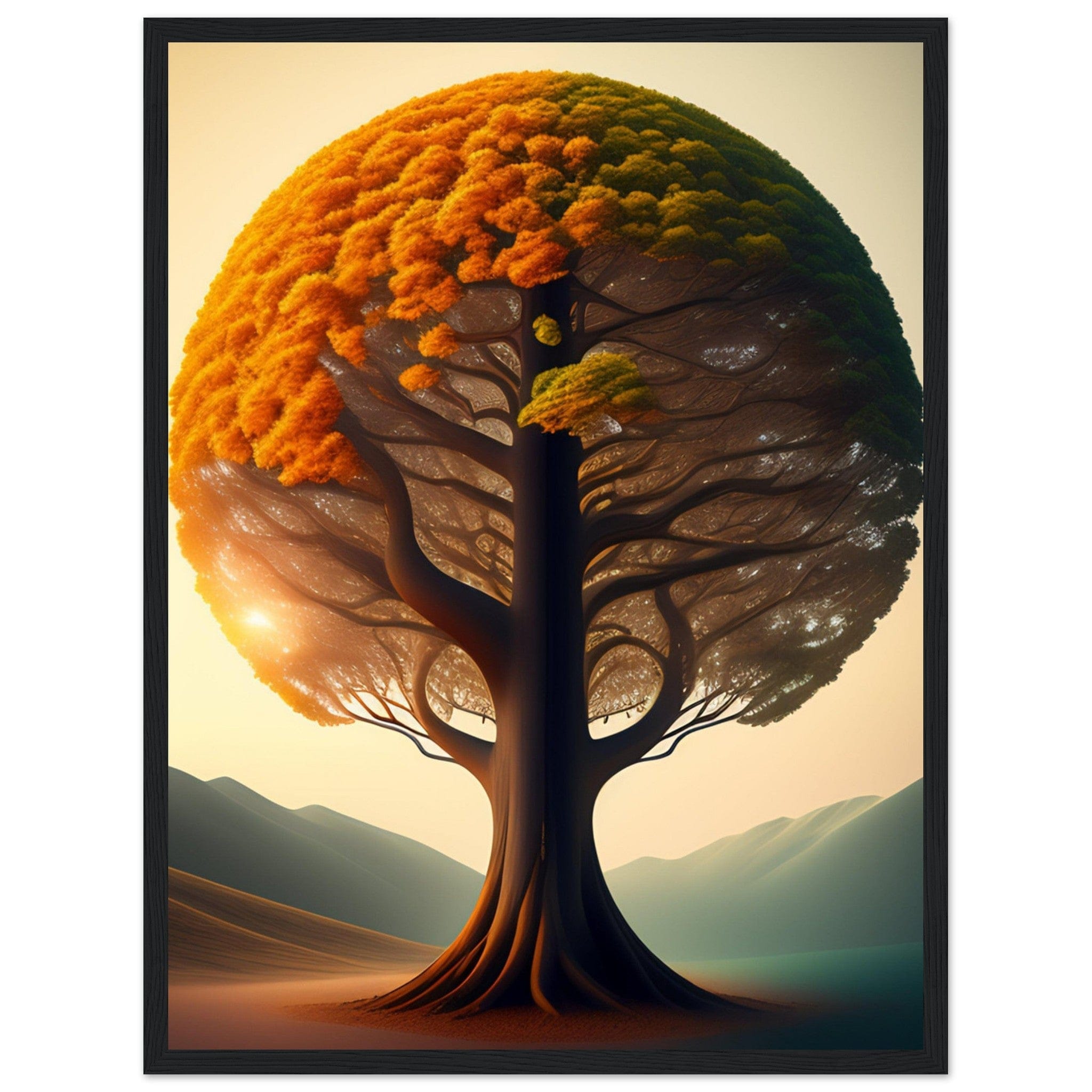 Canvanation Print Material Tableau Arbre De Vie L'Arbre de la Vie au Cœur de la Métropole