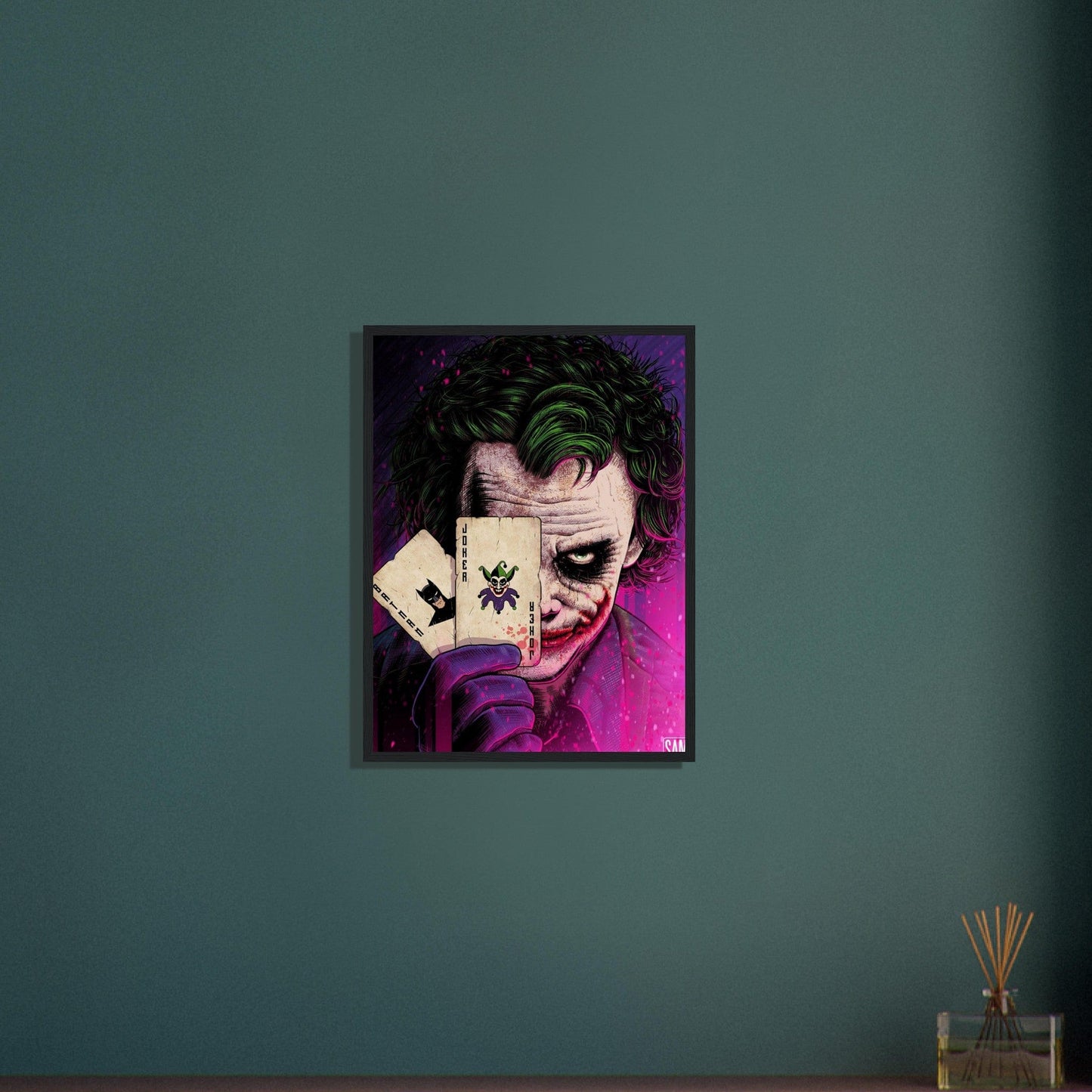 Canvanation Print Material Tableau Joker Pop Art Batman