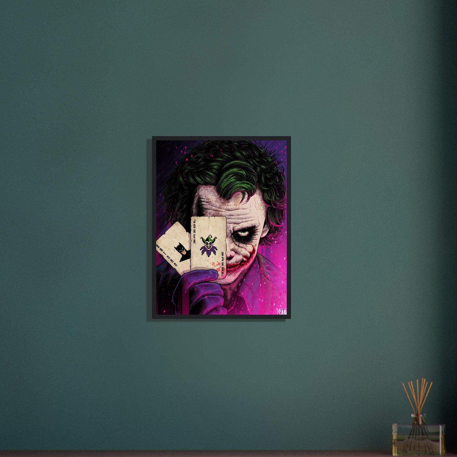 Canvanation Print Material Tableau Joker Pop Art Batman