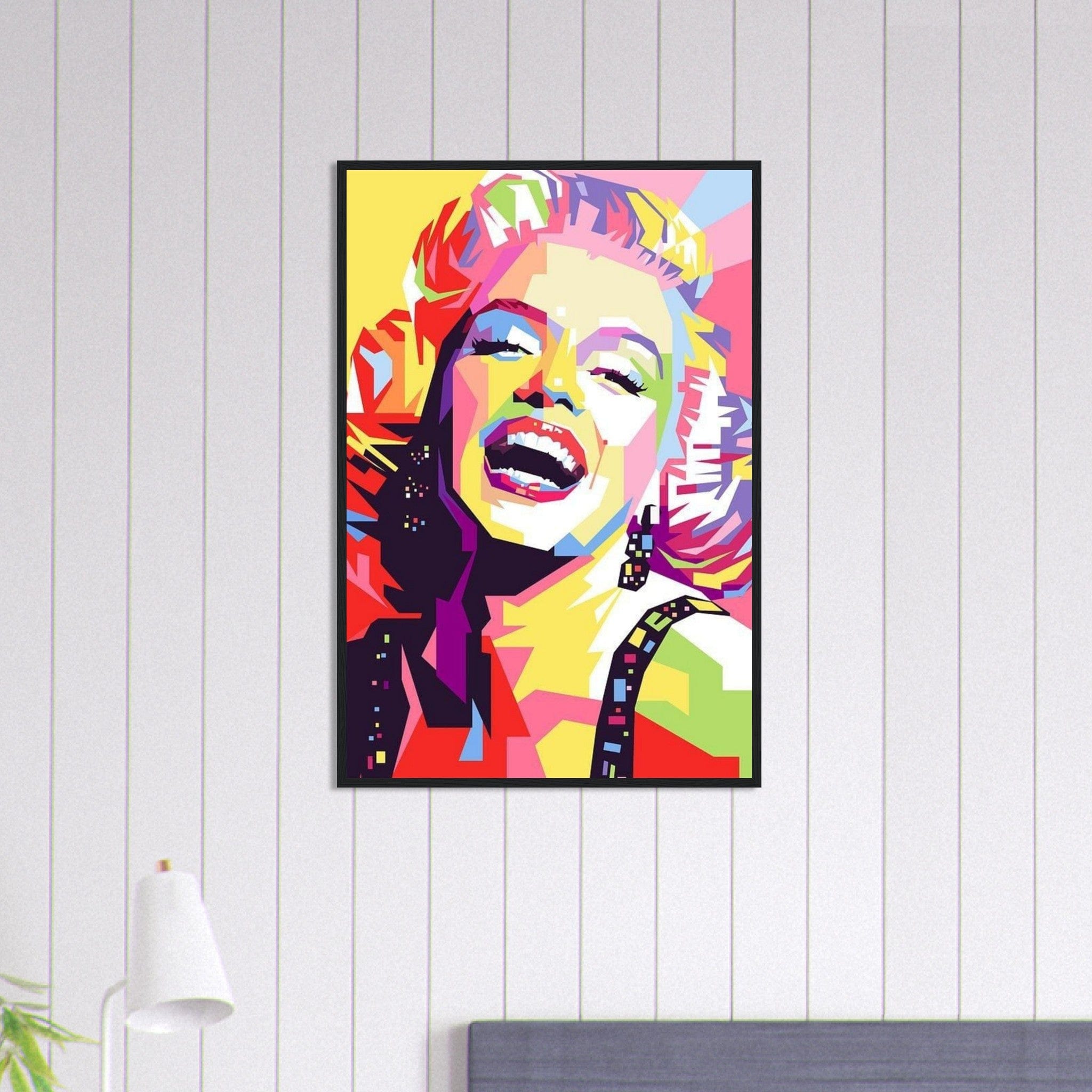 Canvanation Print Material 60x90 cm / 24x36″ Tableau Monroe Graffiti