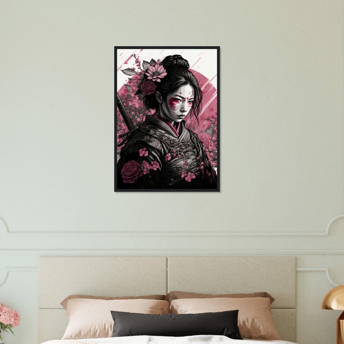 Canvanation Print Material 50x70 cm / 20x28″ Tableau Japon Vintage Geisha Horreur