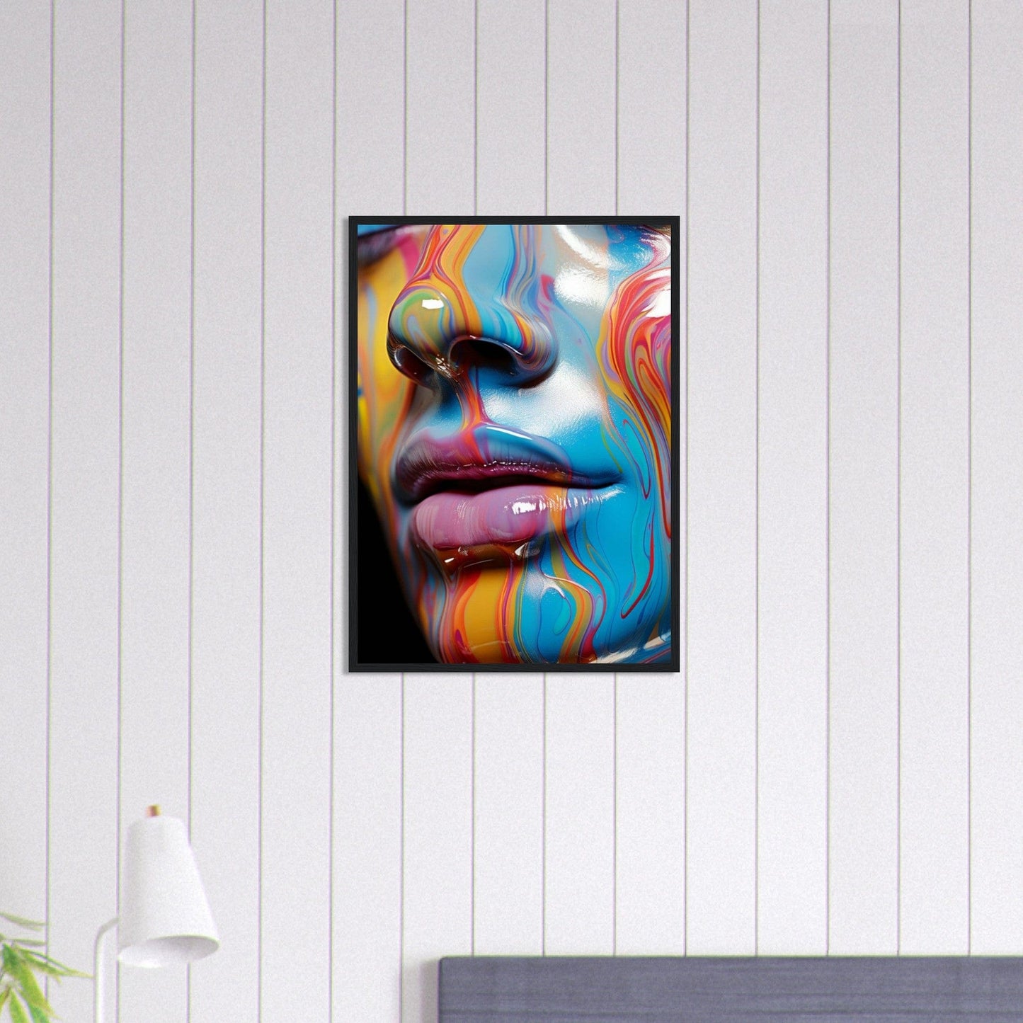 Canvanation Print Material 50x70 cm / 20x28″ Tableau Femme Mélange de Peinture