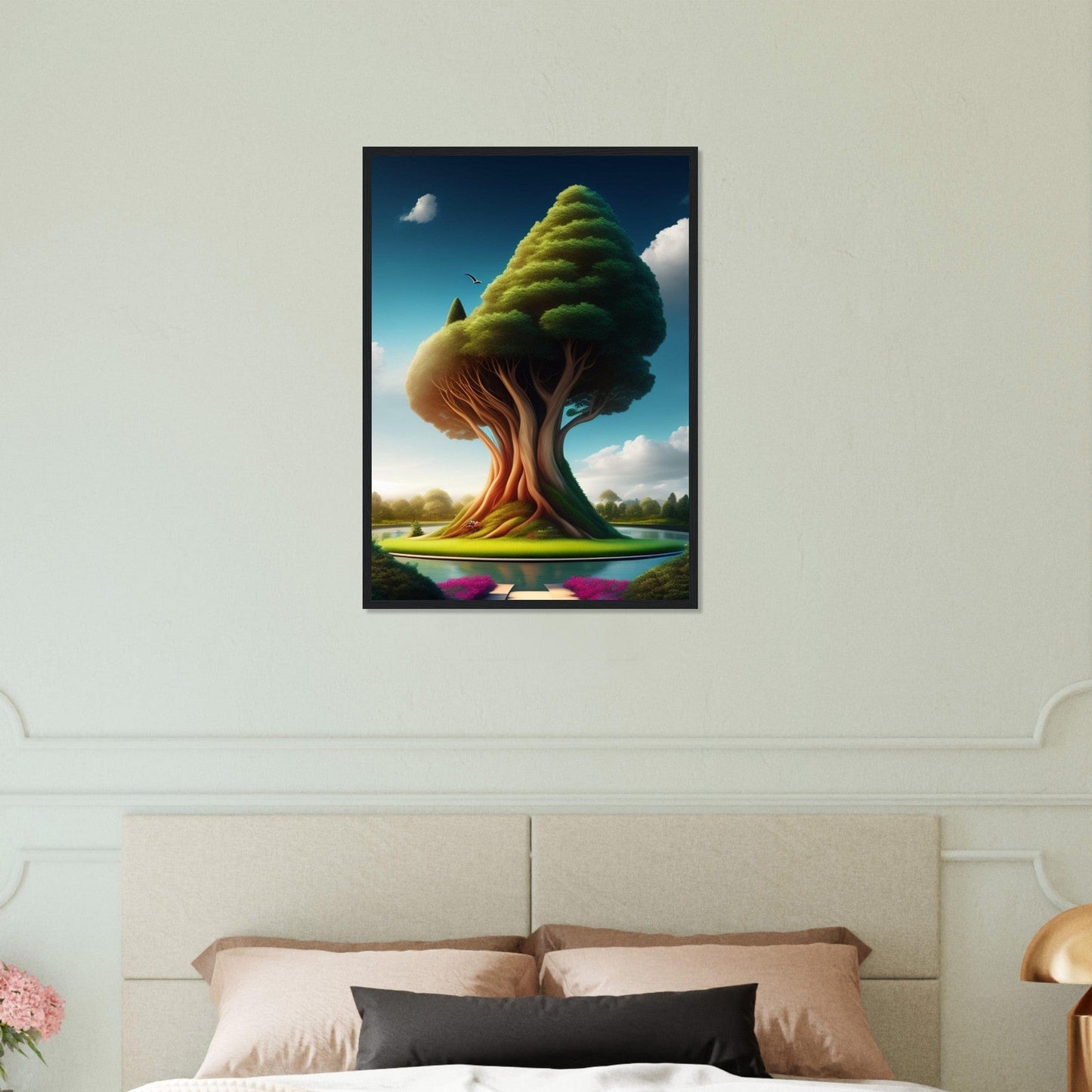 Canvanation Print Material 50x70 cm / 20x28″ Tableau Arbre Relief