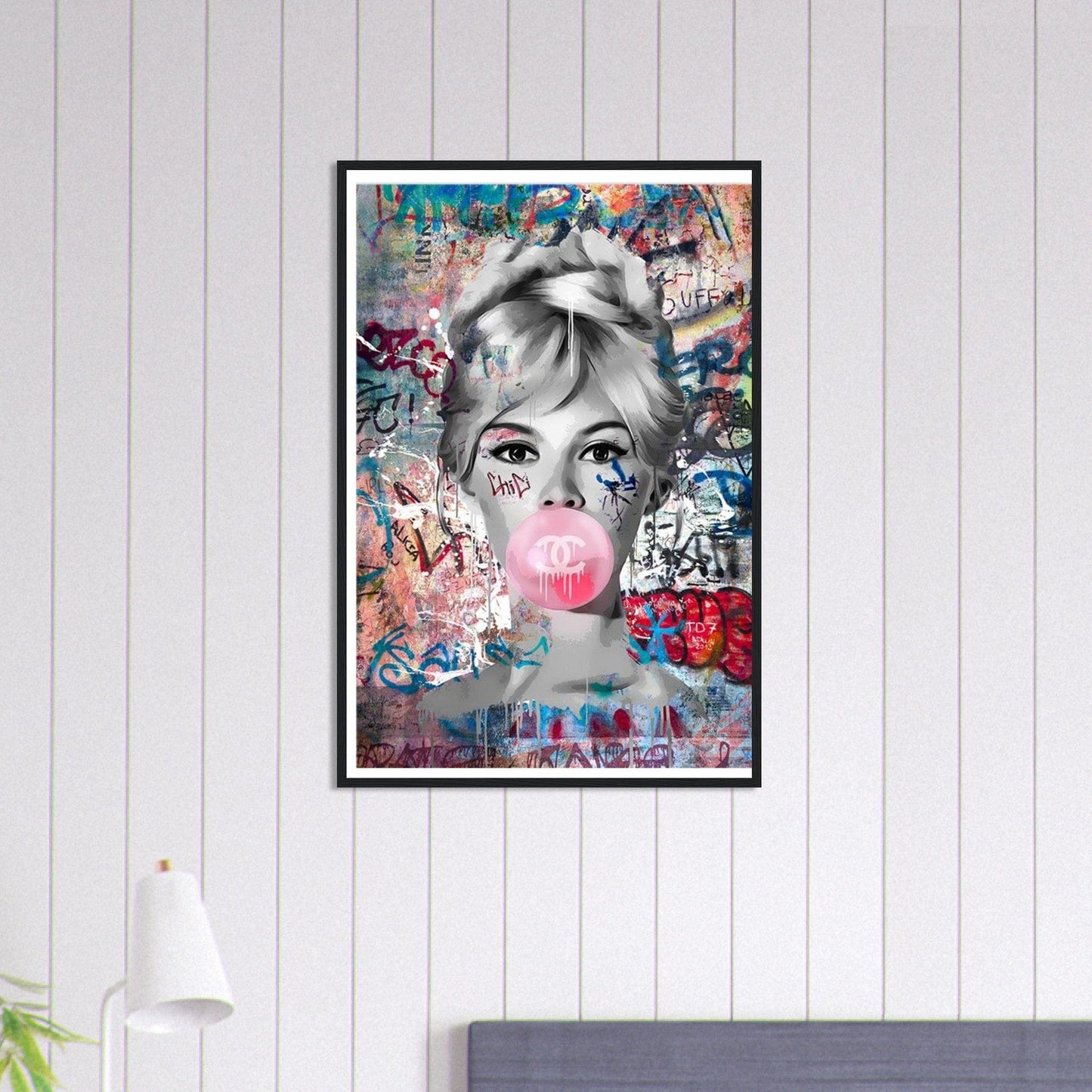 Canvanation Print Material 60x90 cm / 24x36″ Tableau Brigitte Bardot Gum