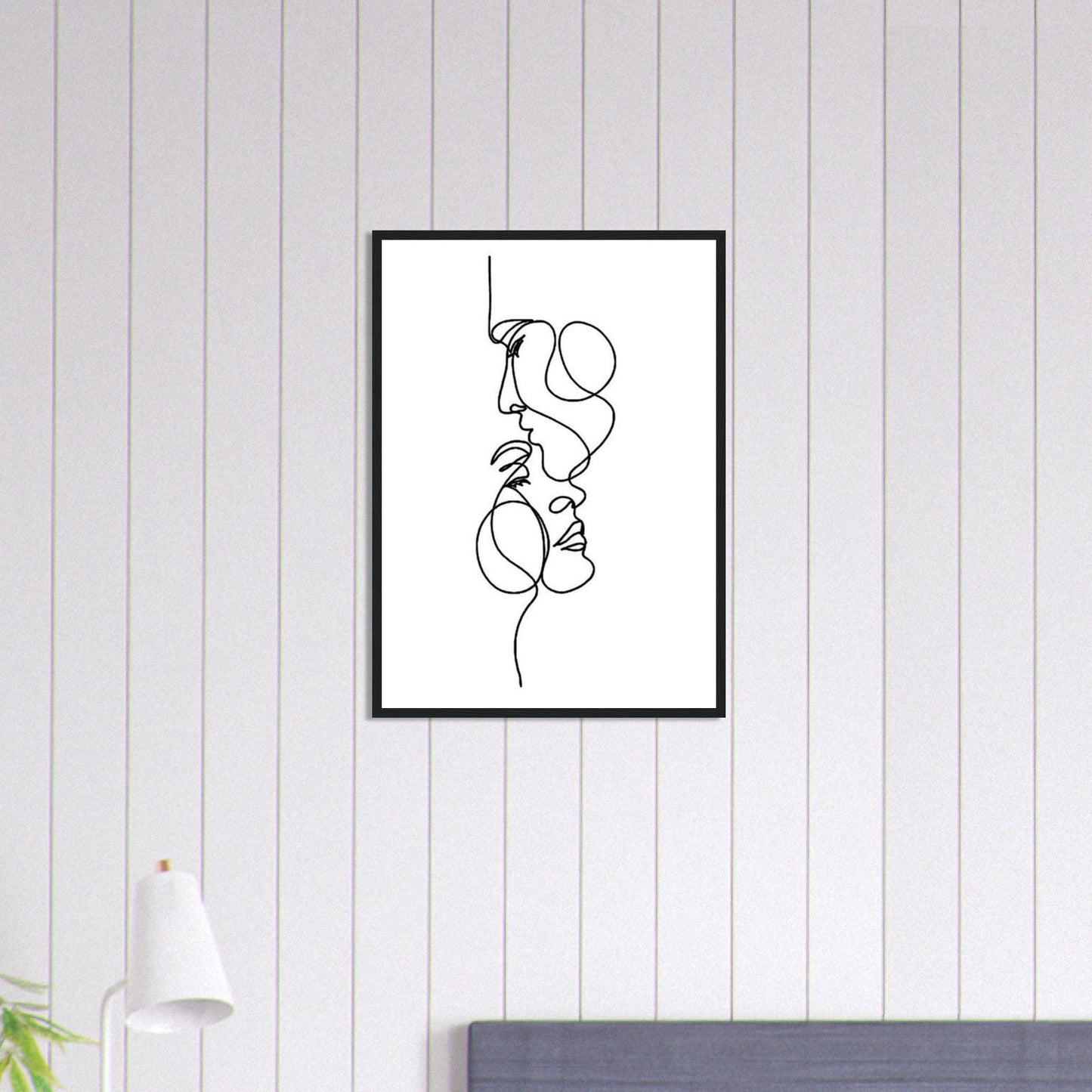 Canvanation Print Material 50x70 cm / 20x28″ Tableau Couple Symphonie des Sentiments