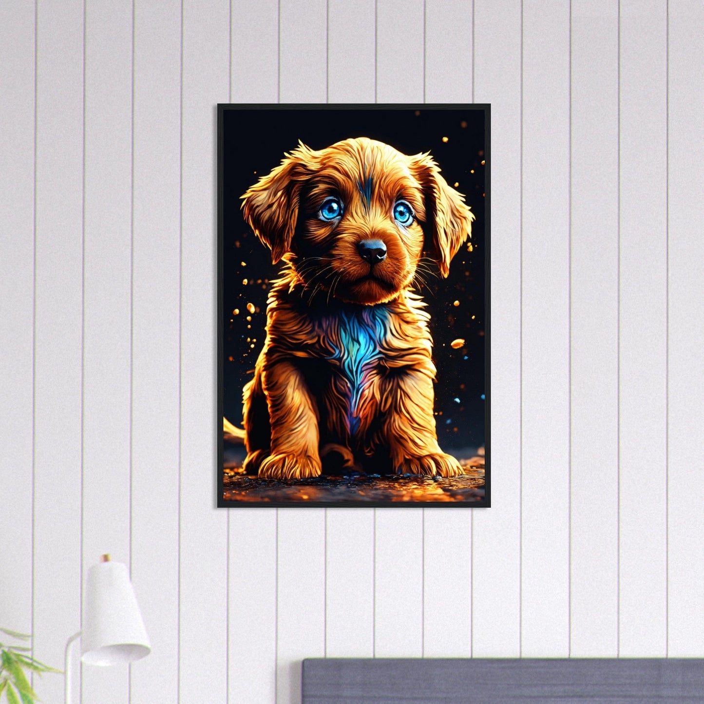 Canvanation Print Material 60x90 cm / 24x36″ Tableau Chien Amitié Sincère