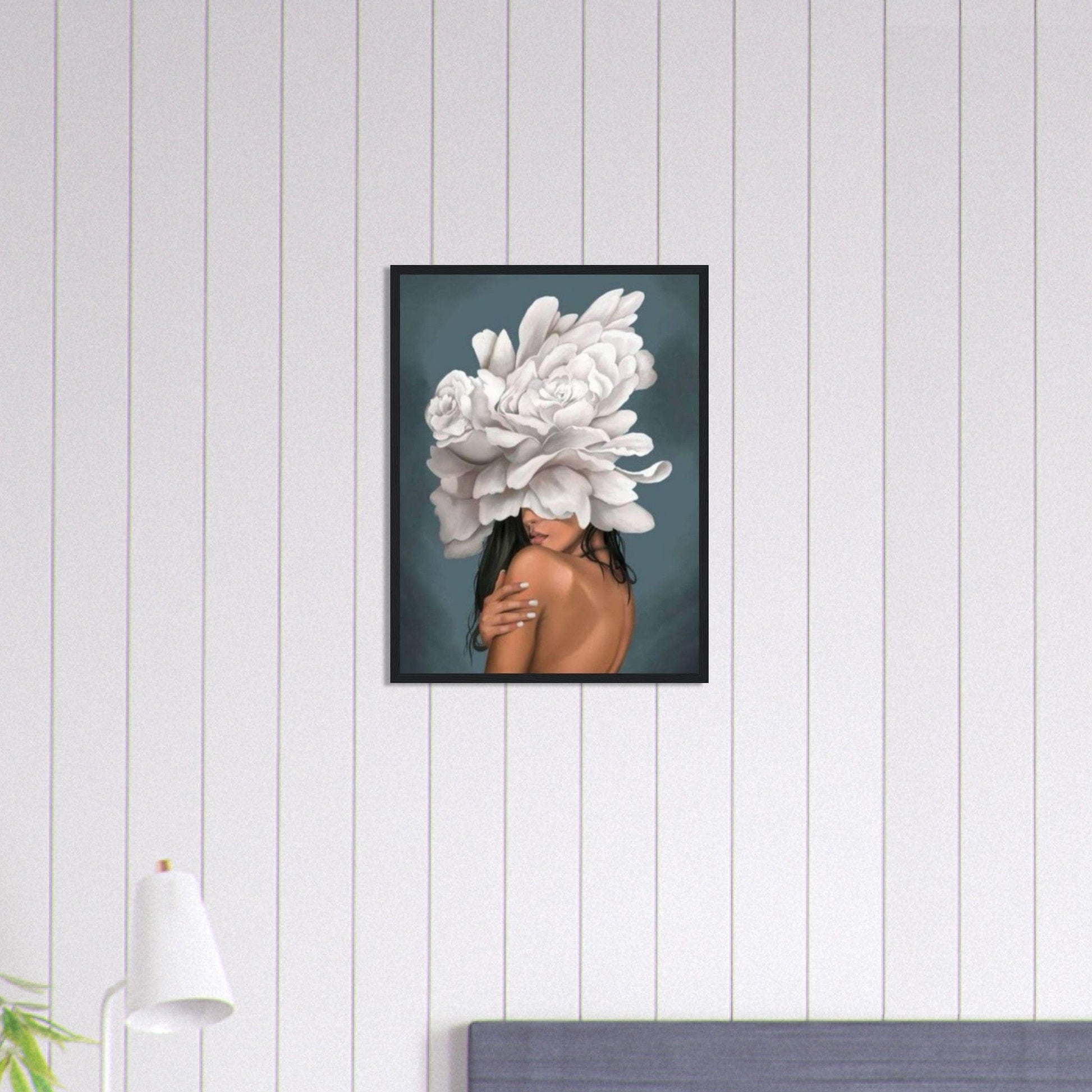 Canvanation Print Material 45x60 cm / 18x24″ Tableau Femme Fleurs Cheveux