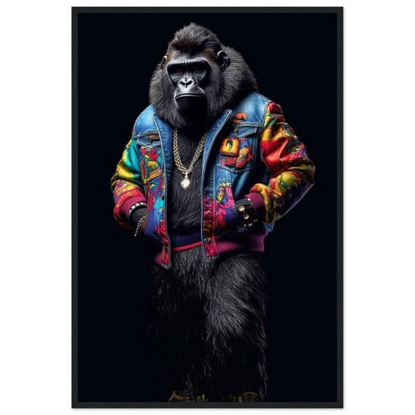 Canvanation Print Material 60x90 cm / 24x36″ Tableau Gorille Street Fashion