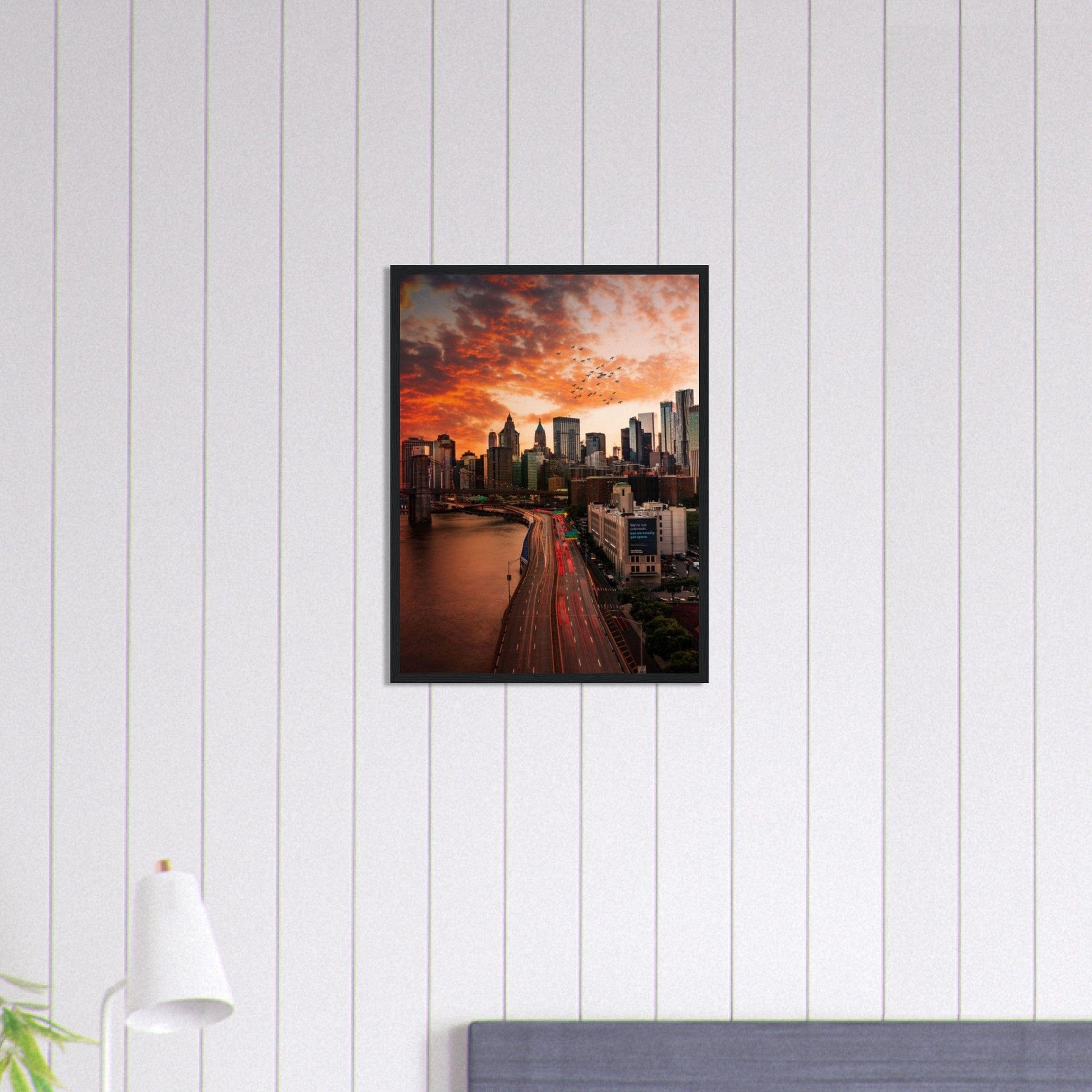Gelato Print Material Tableau Ville Manhattan