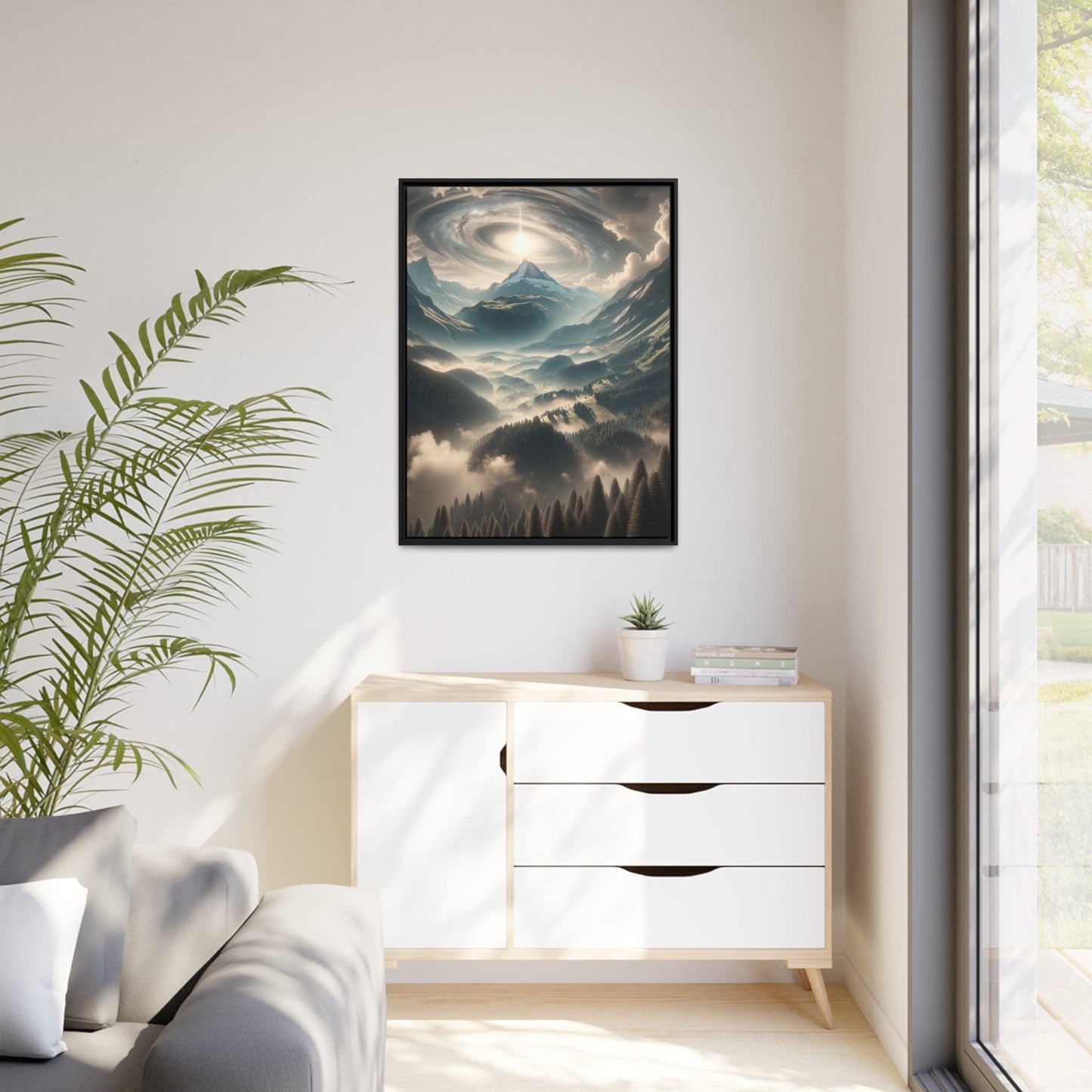 Printify Canvas Tableau Les sommets éternels : une odyssée dans les montagnes
