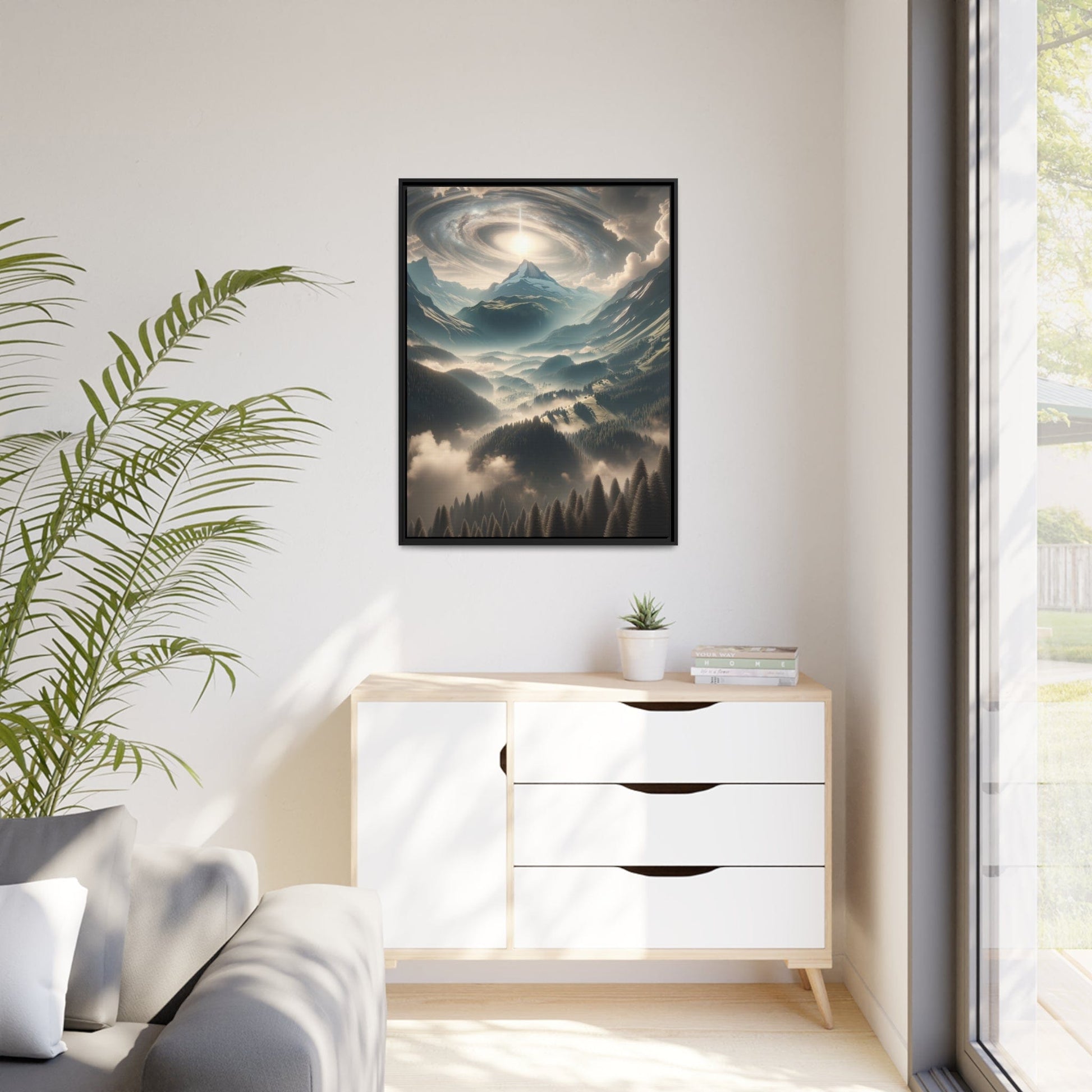 Printify Canvas Tableau Les sommets éternels : une odyssée dans les montagnes