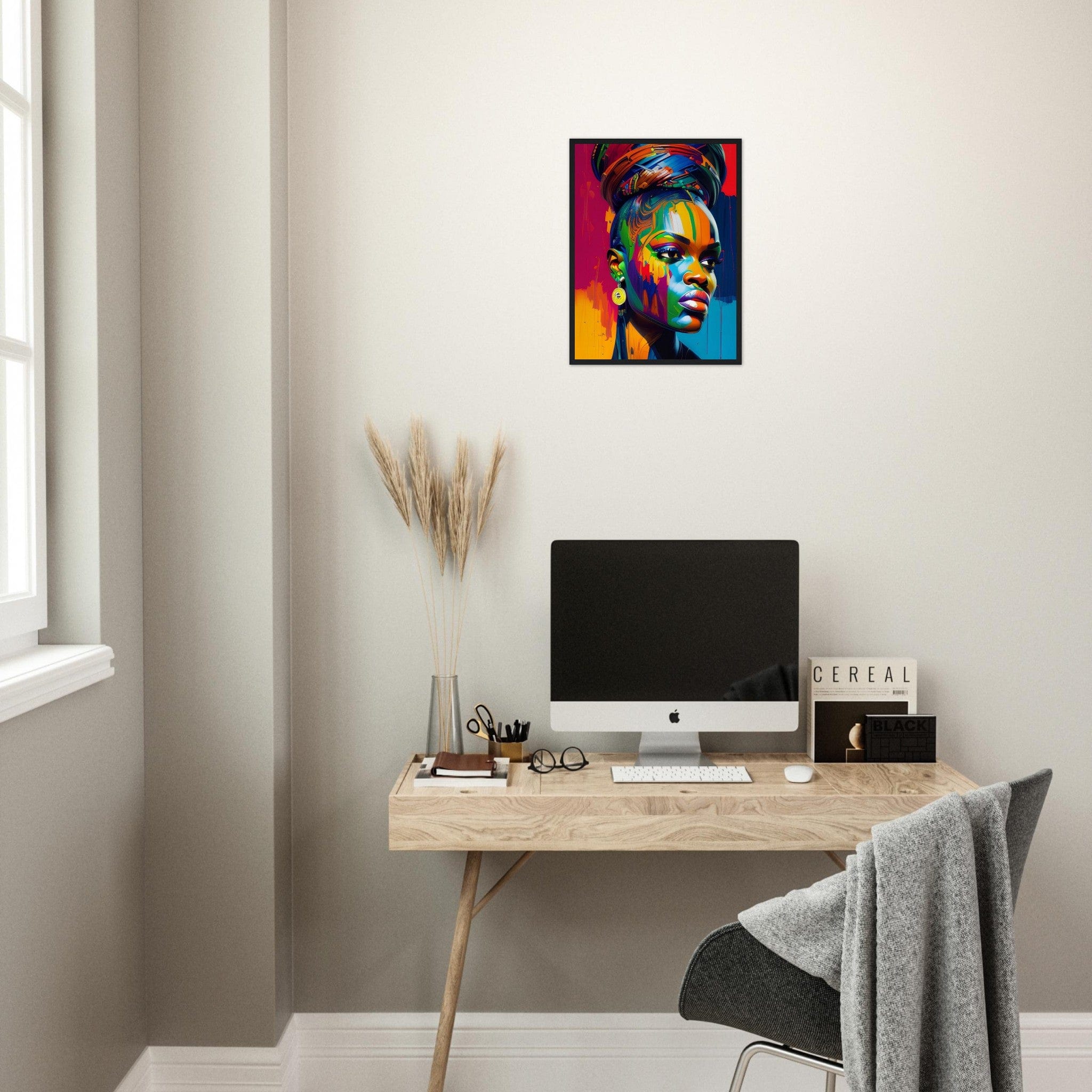 Canvanation Print Material Couleur Africaine Peinture