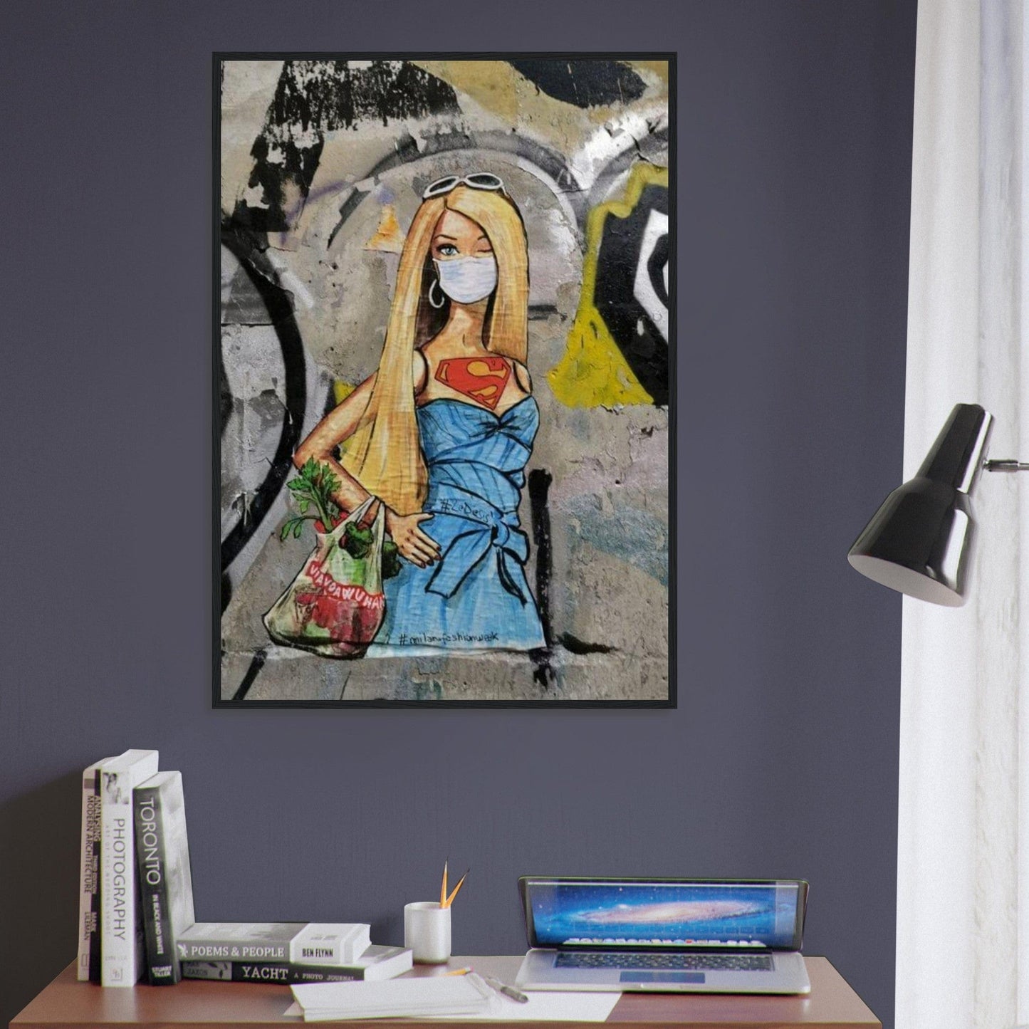 Canvanation Print Material Tableau Graffiti Barbie