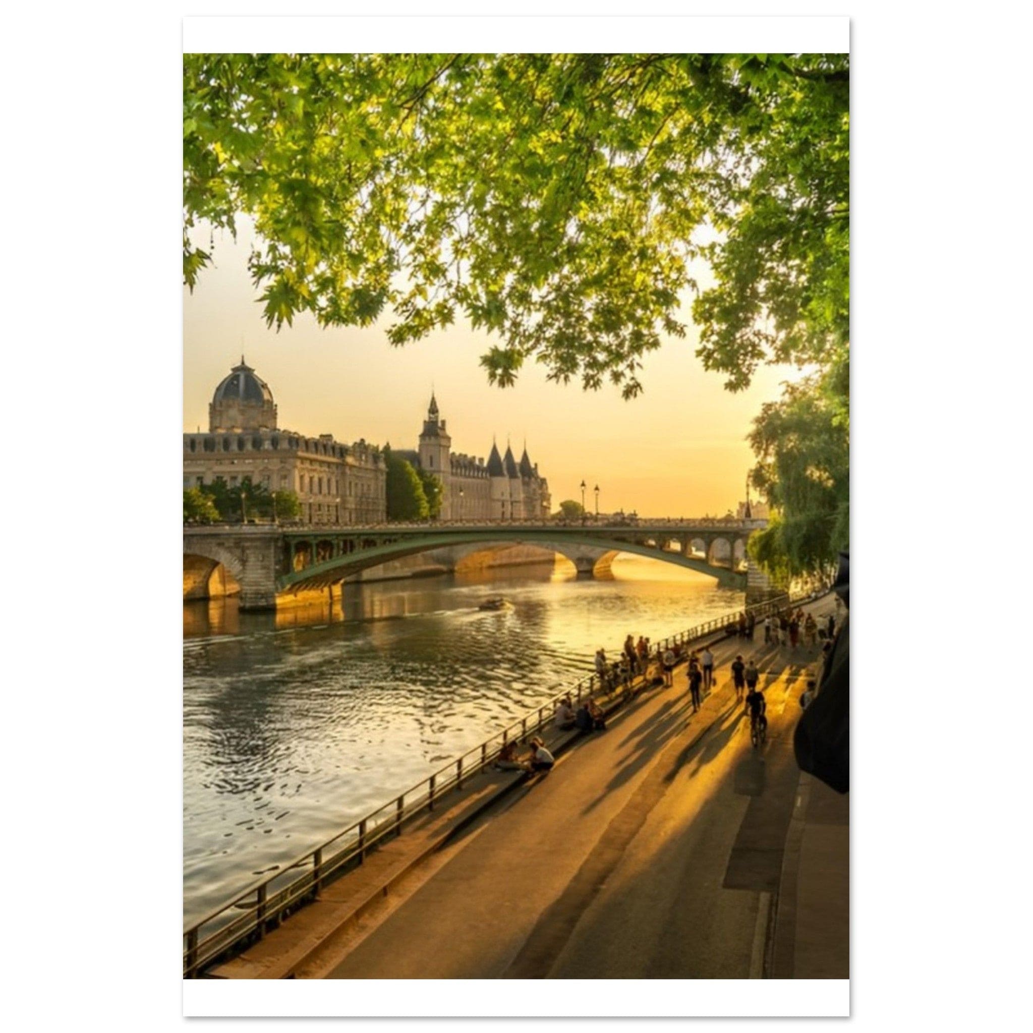 Canvanation Print Material 40x60 cm / 16x24″ Affiche Seine Paris