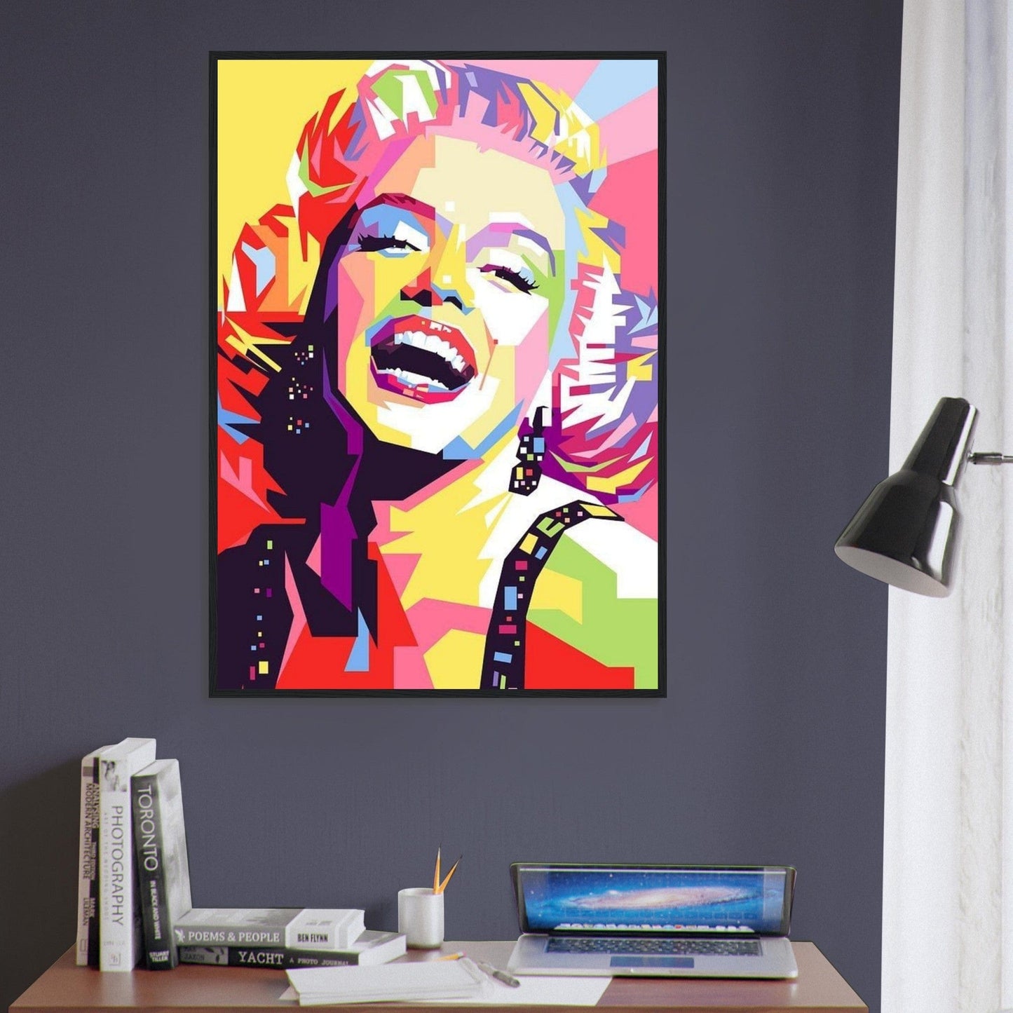 Canvanation Print Material Tableau Monroe Graffiti