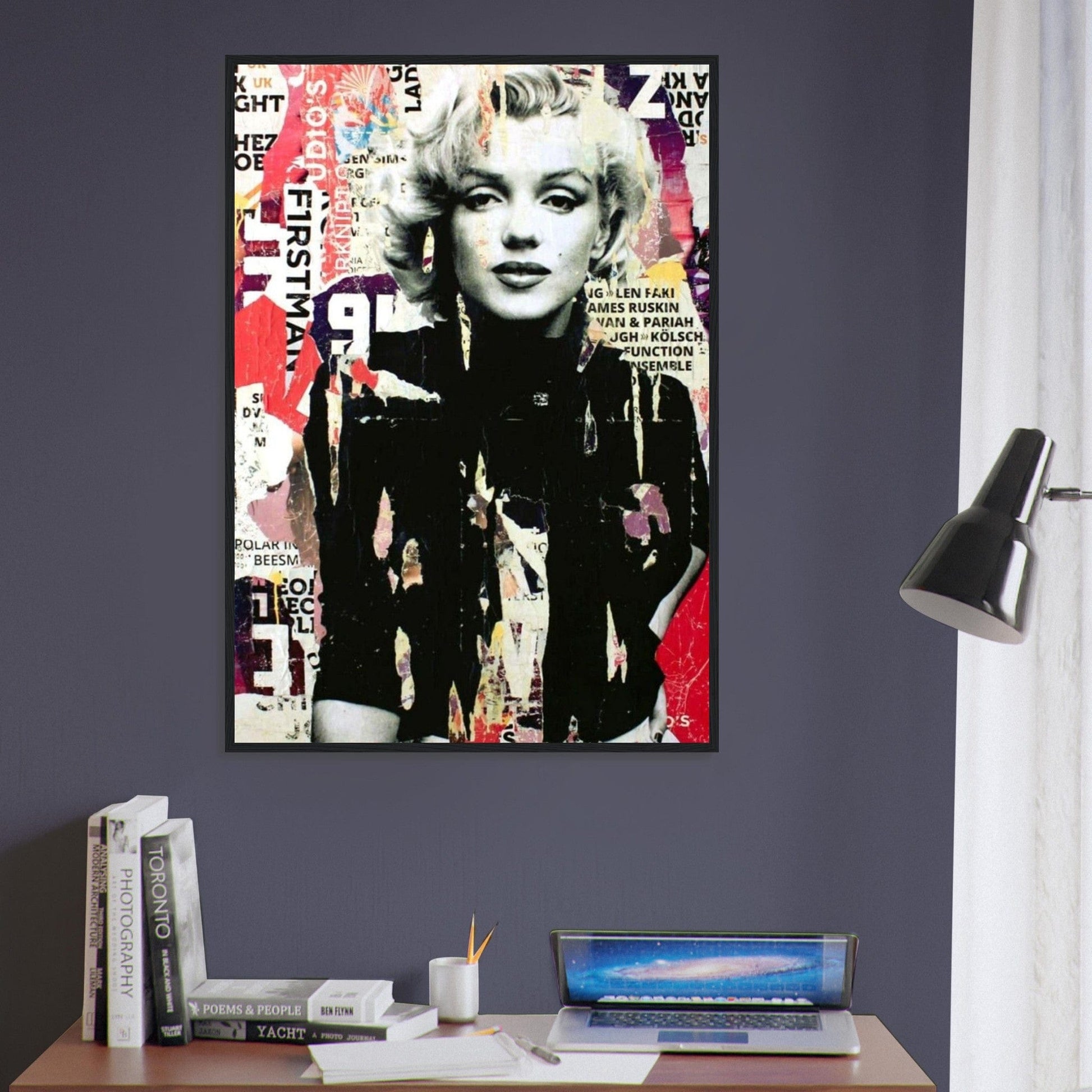 Canvanation Print Material Tableau Street Art Marilyn