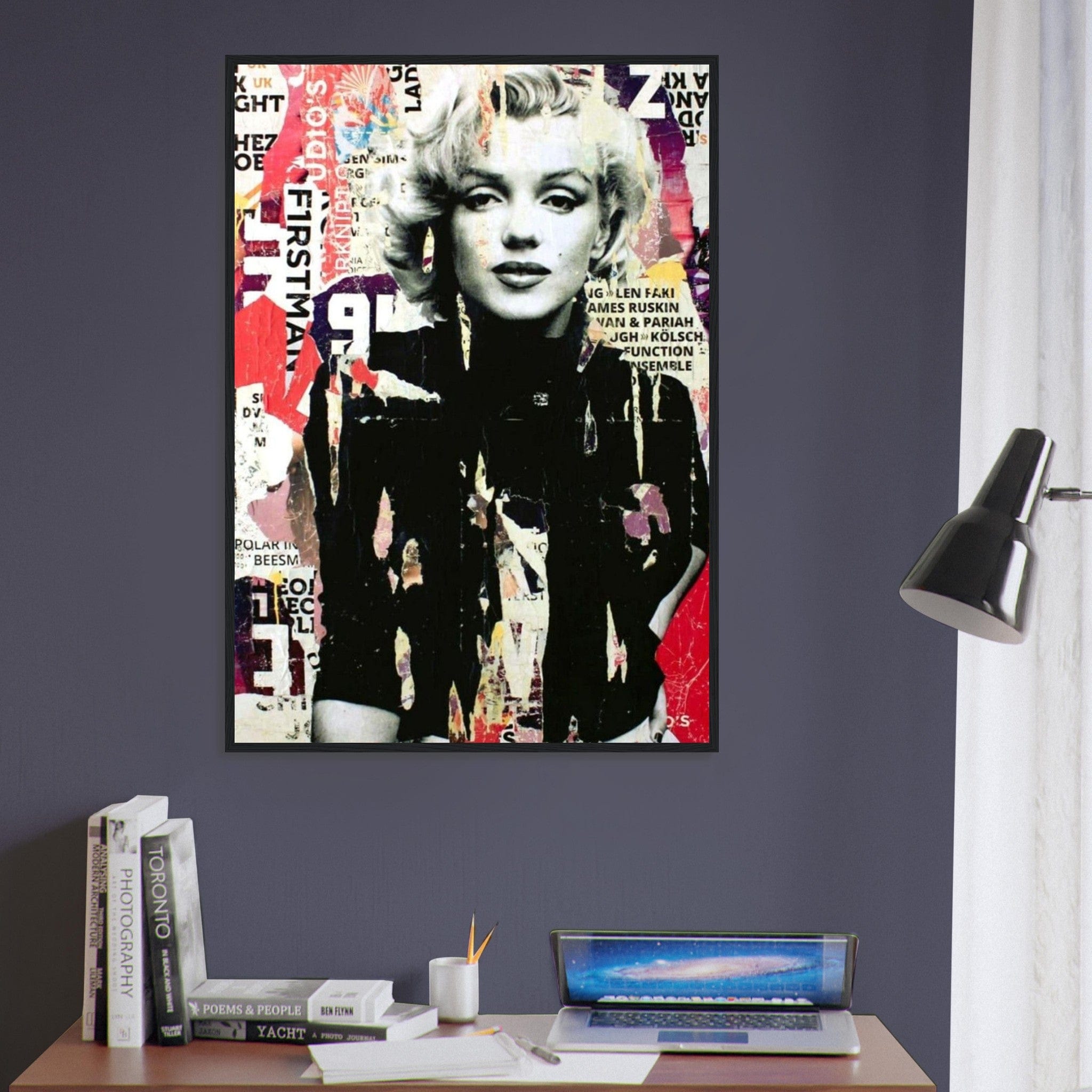 Canvanation Print Material Tableau Street Art Marilyn