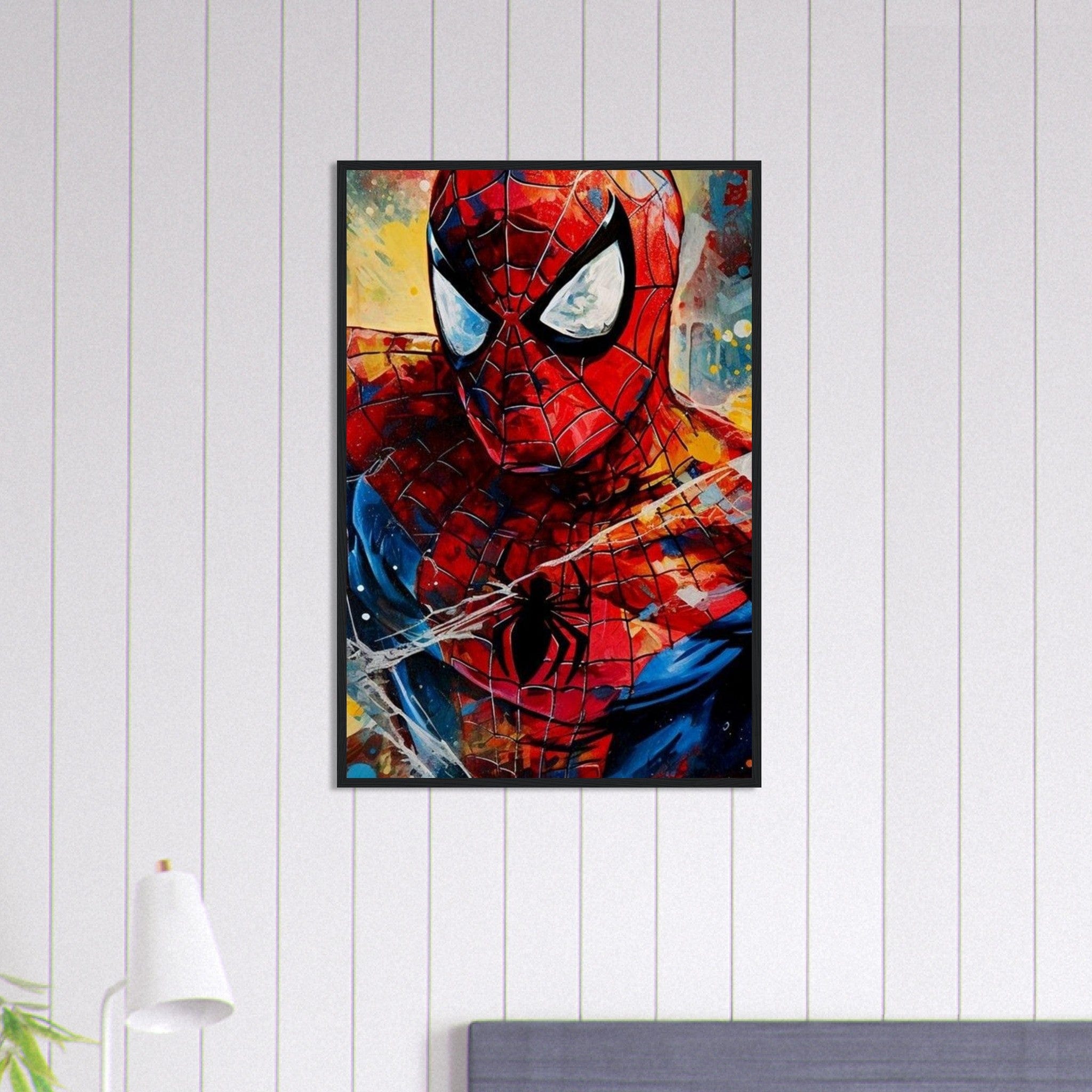 Canvanation Print Material 60x90 cm / 24x36″ Tableau Street Art Spideman Graffiti
