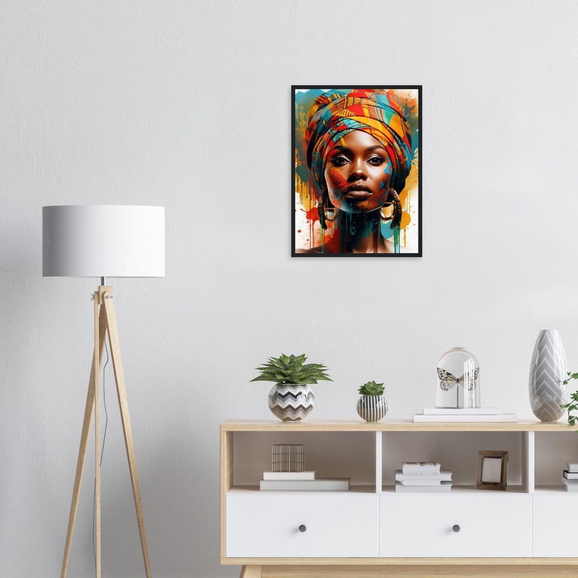 Canvanation Print Material peinture ethnique africaine