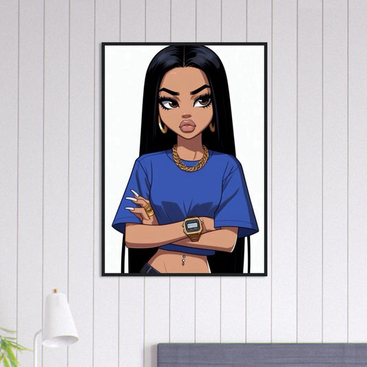 Canvanation Print Material 70x100 cm / 28x40″ Photo Personnalisé Cadre