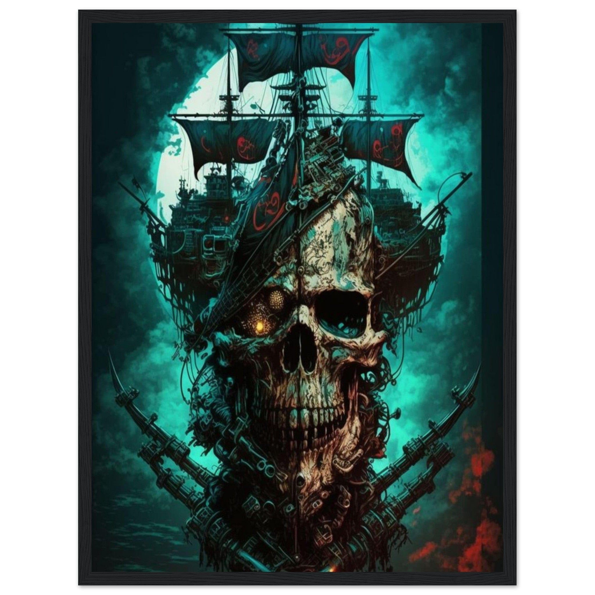 Canvanation Print Material Tableau Voilier Horizon Azur