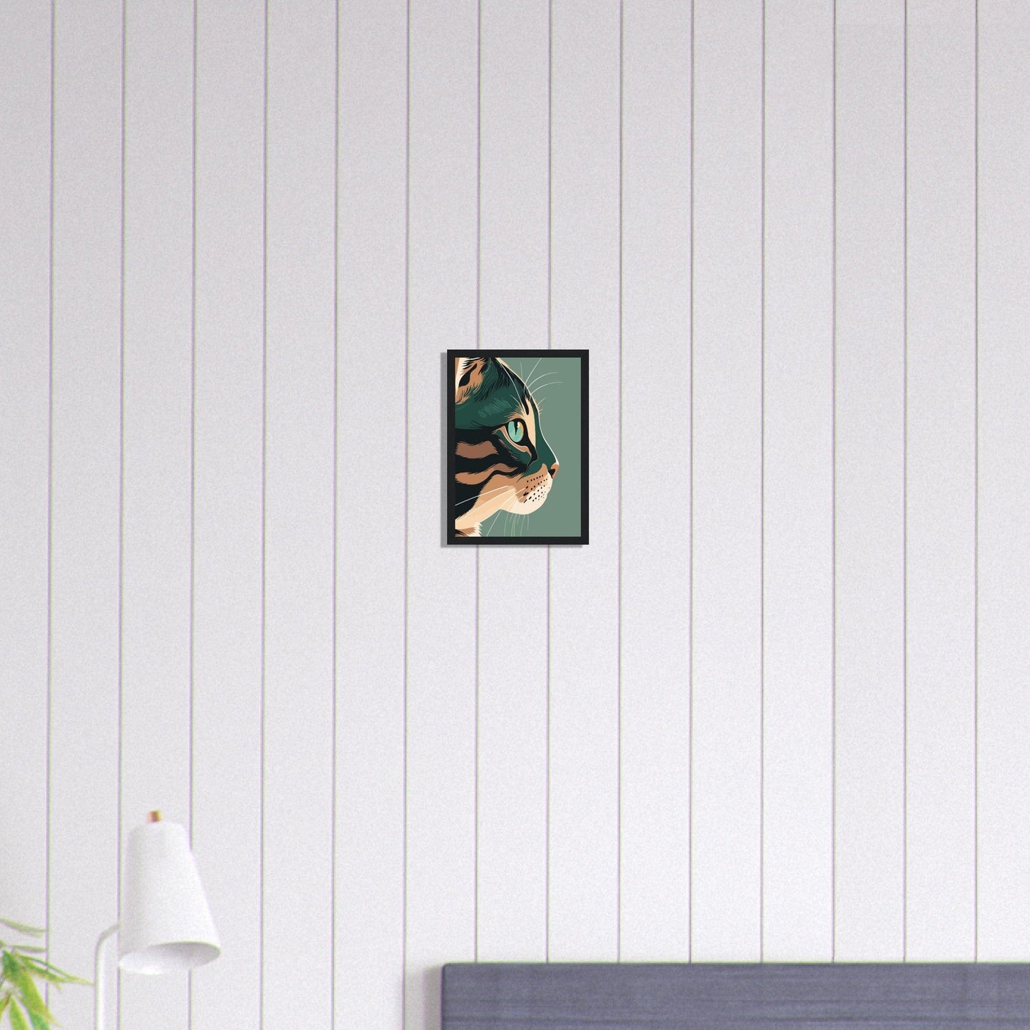 Canvanation Print Material A4 21x29.7 cm / 8x12″ Tableau Chat Pop Art Miaou Moderne