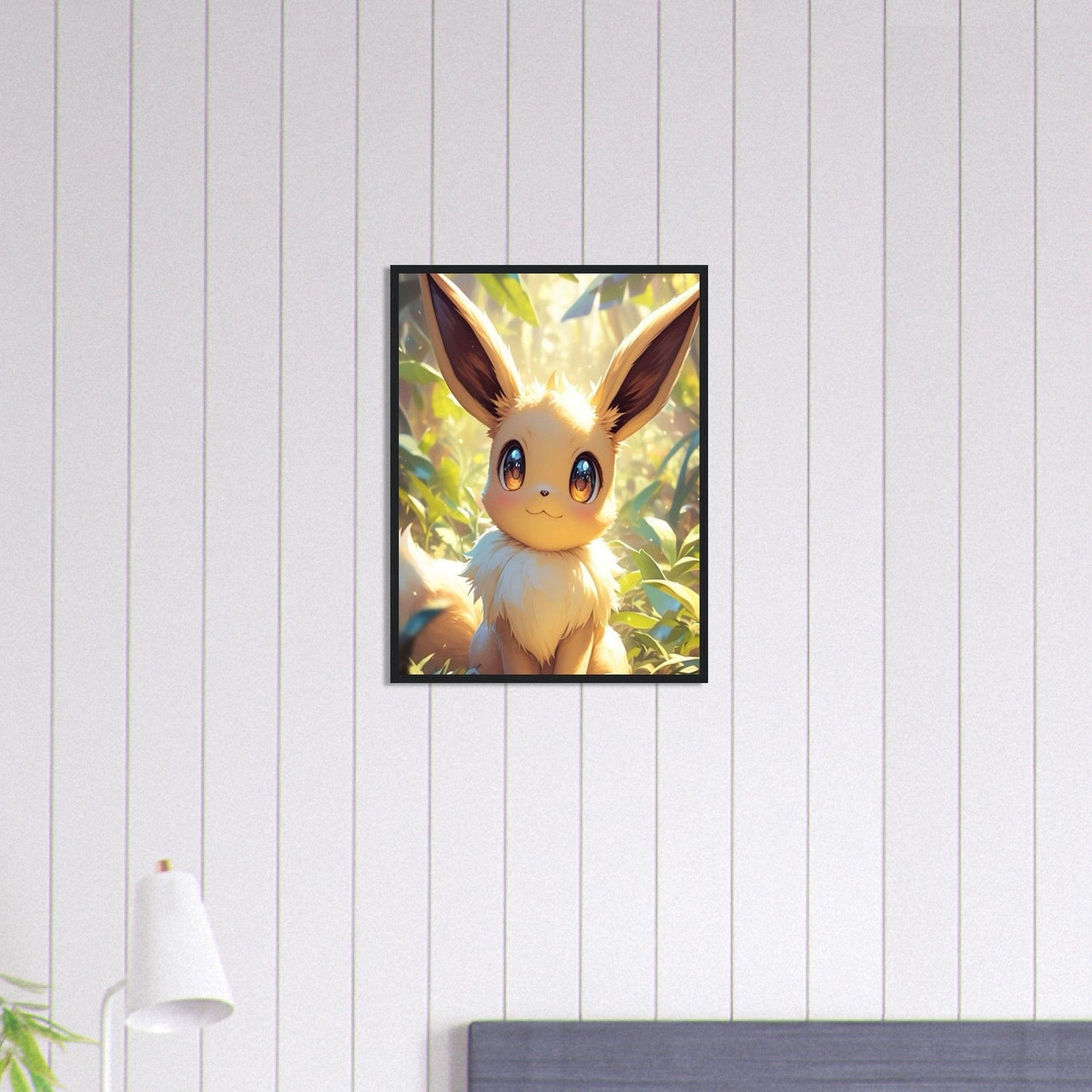Canvanation Print Material 45x60 cm / 18x24″ Tableau Pokémon Evoli - Chambre Bébé