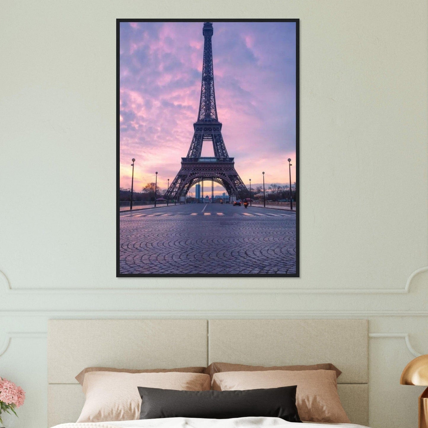 Canvanation Print Material Tableau Paris Tour Eiffel Route