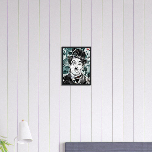 Canvanation Print Material 30x40 cm / 12x16″ Tableau Street Art Homme Chapeau Melon