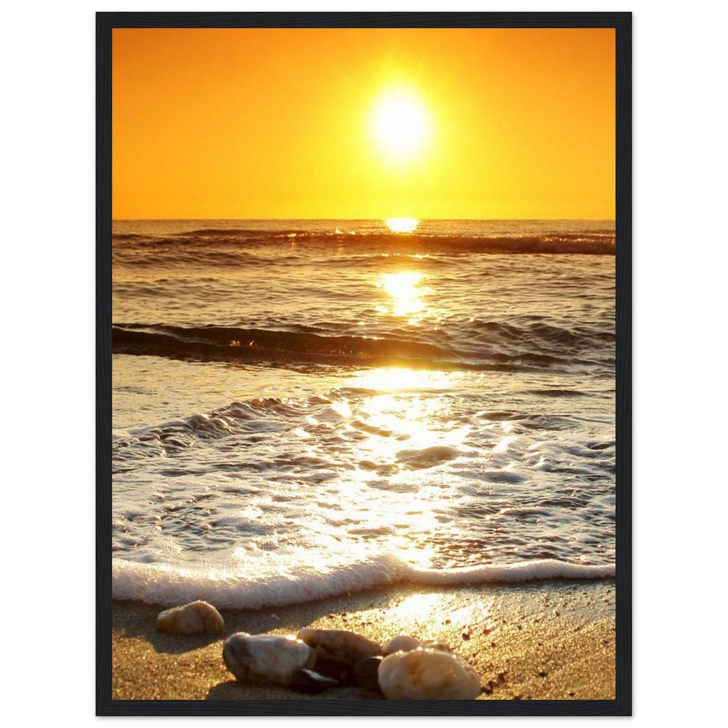 Gelato Print Material 45x60 cm / 18x24″ Tableau Coucher De Soleil Sur La Mer