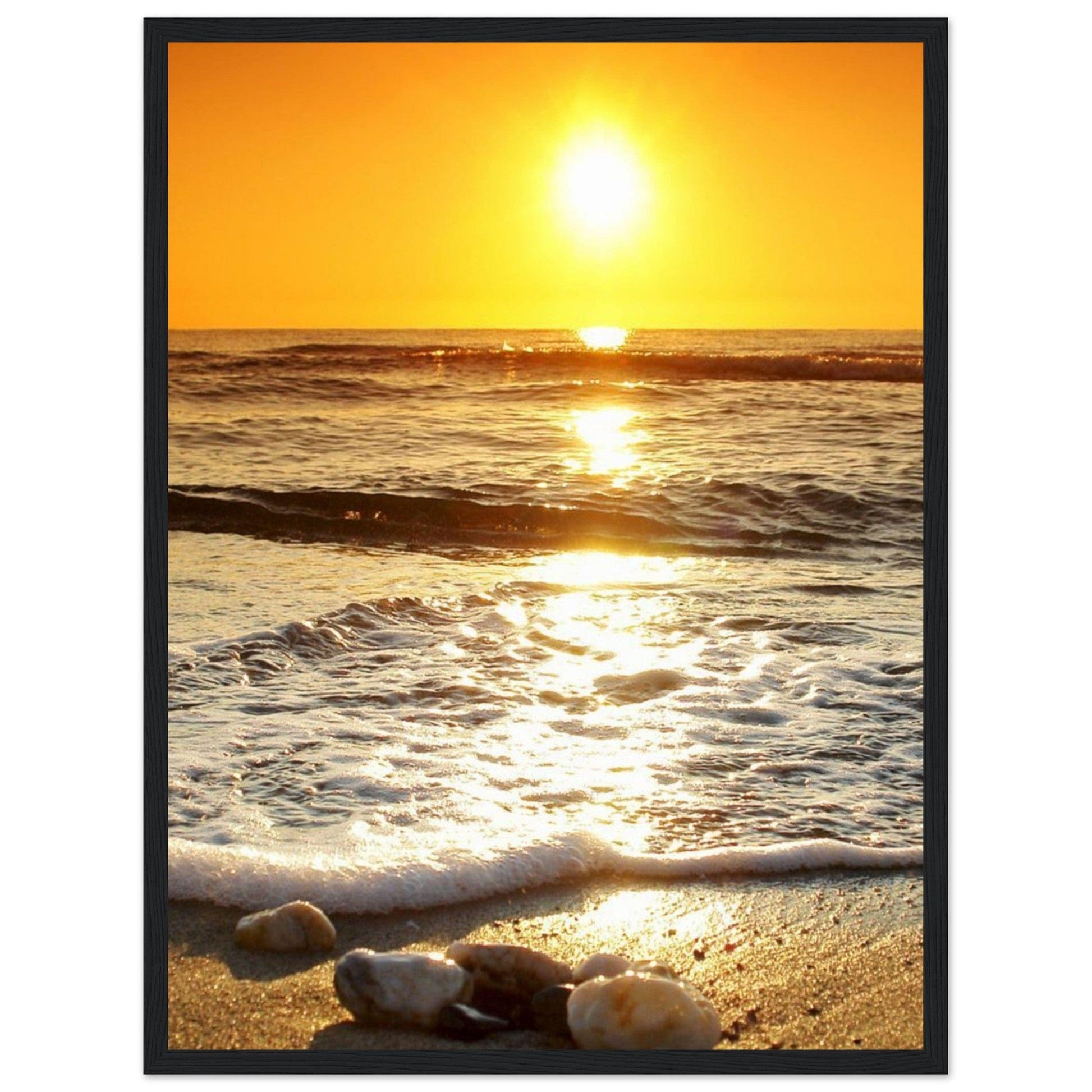 Gelato Print Material 45x60 cm / 18x24″ Tableau Coucher De Soleil Sur La Mer