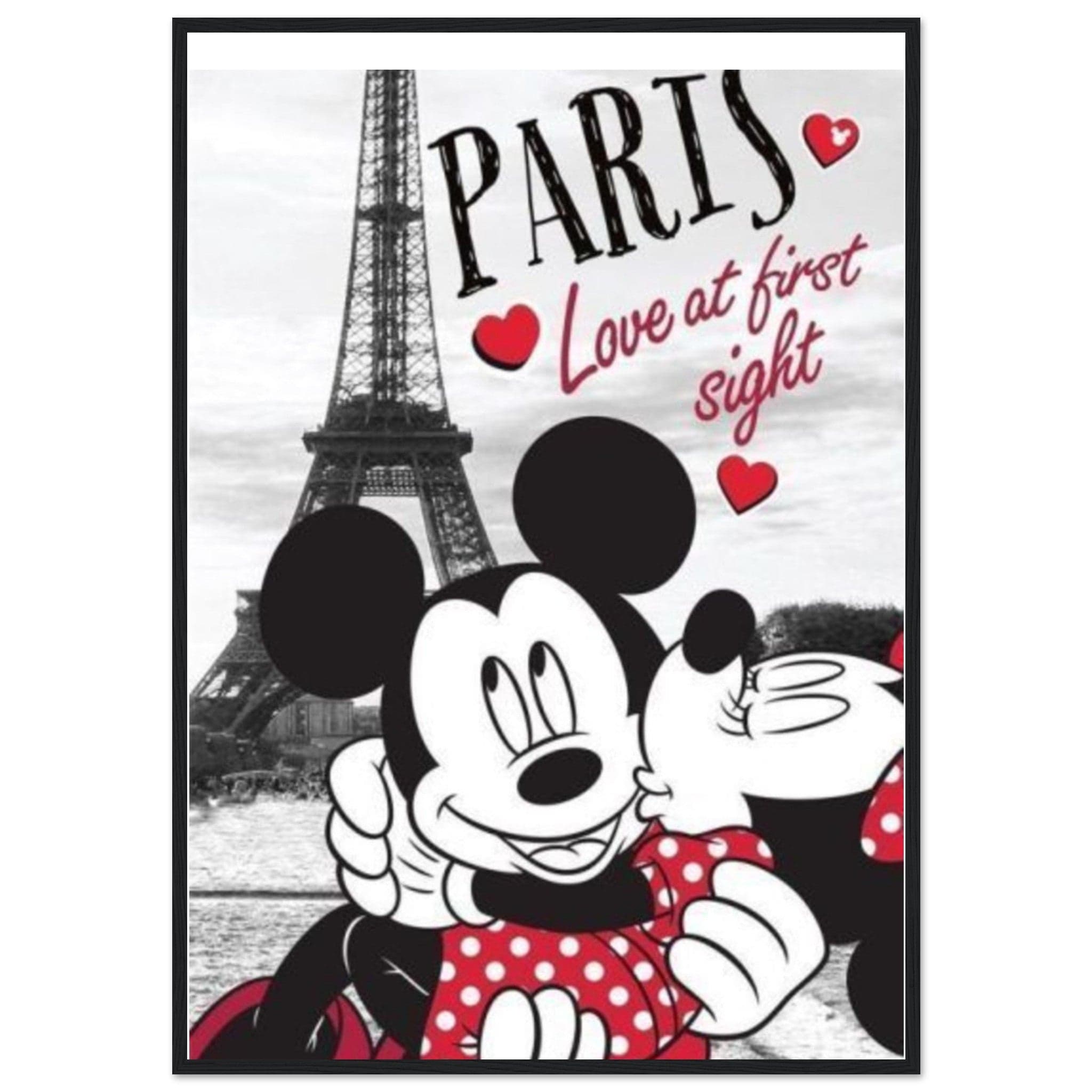 Gelato Print Material 70x100 cm / 28x40″ Tableau Mickey Minnie
