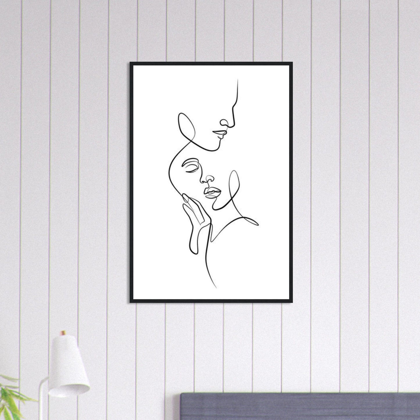 Canvanation Print Material 60x90 cm / 24x36″ Tableau Couple Passion en couleurs