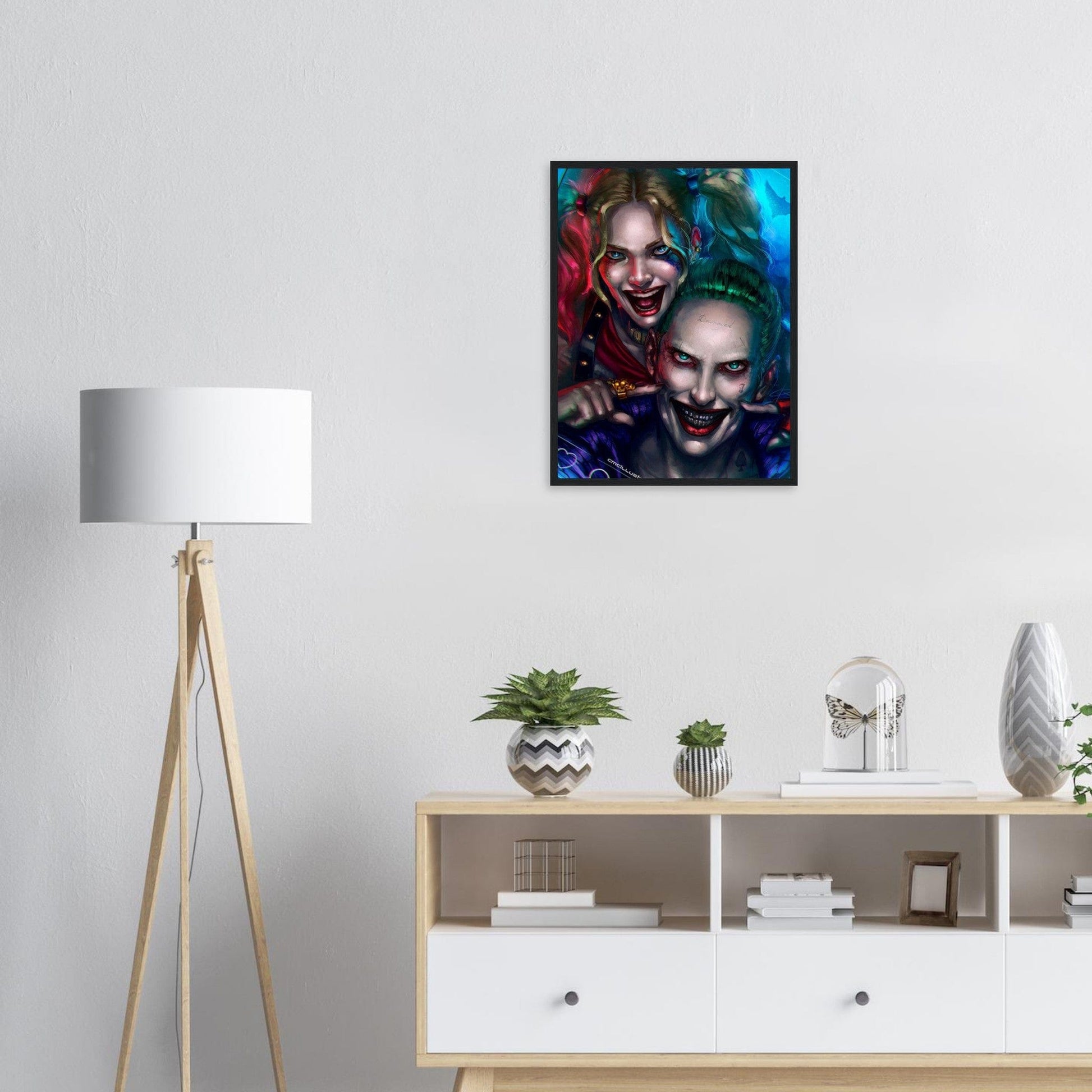 Canvanation Print Material Tableau Harley Quinn Et Joker