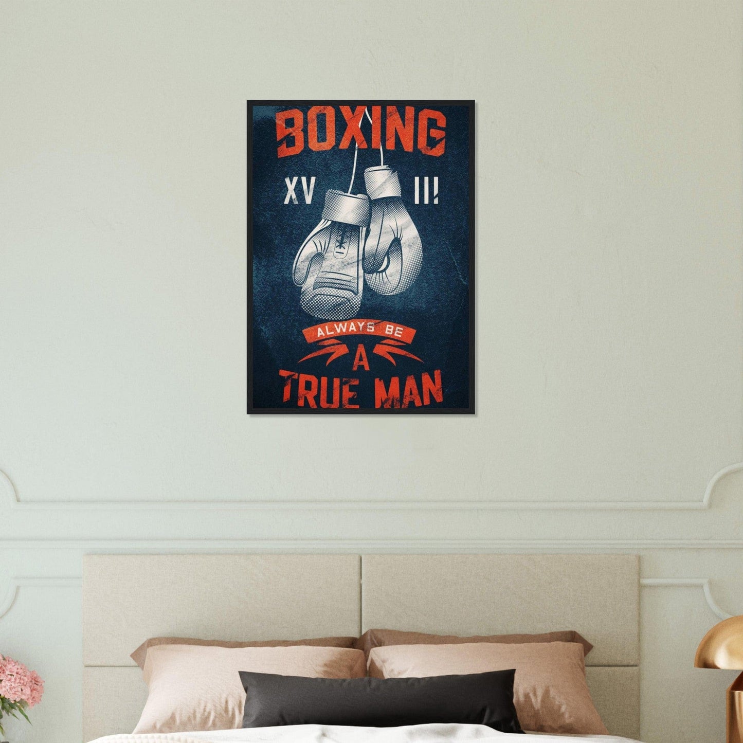 Canvanation Print Material 50x70 cm / 20x28″ Tableau Boxe Affiche Gants