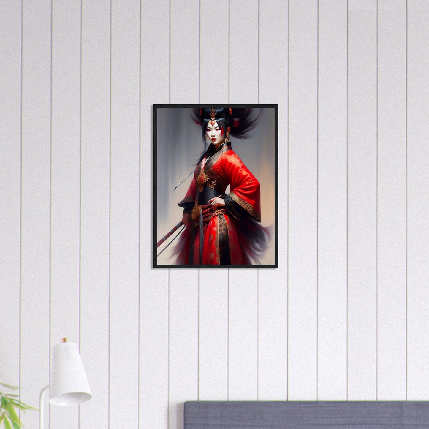 Canvanation Print Material Tableau Geisha Kabuki