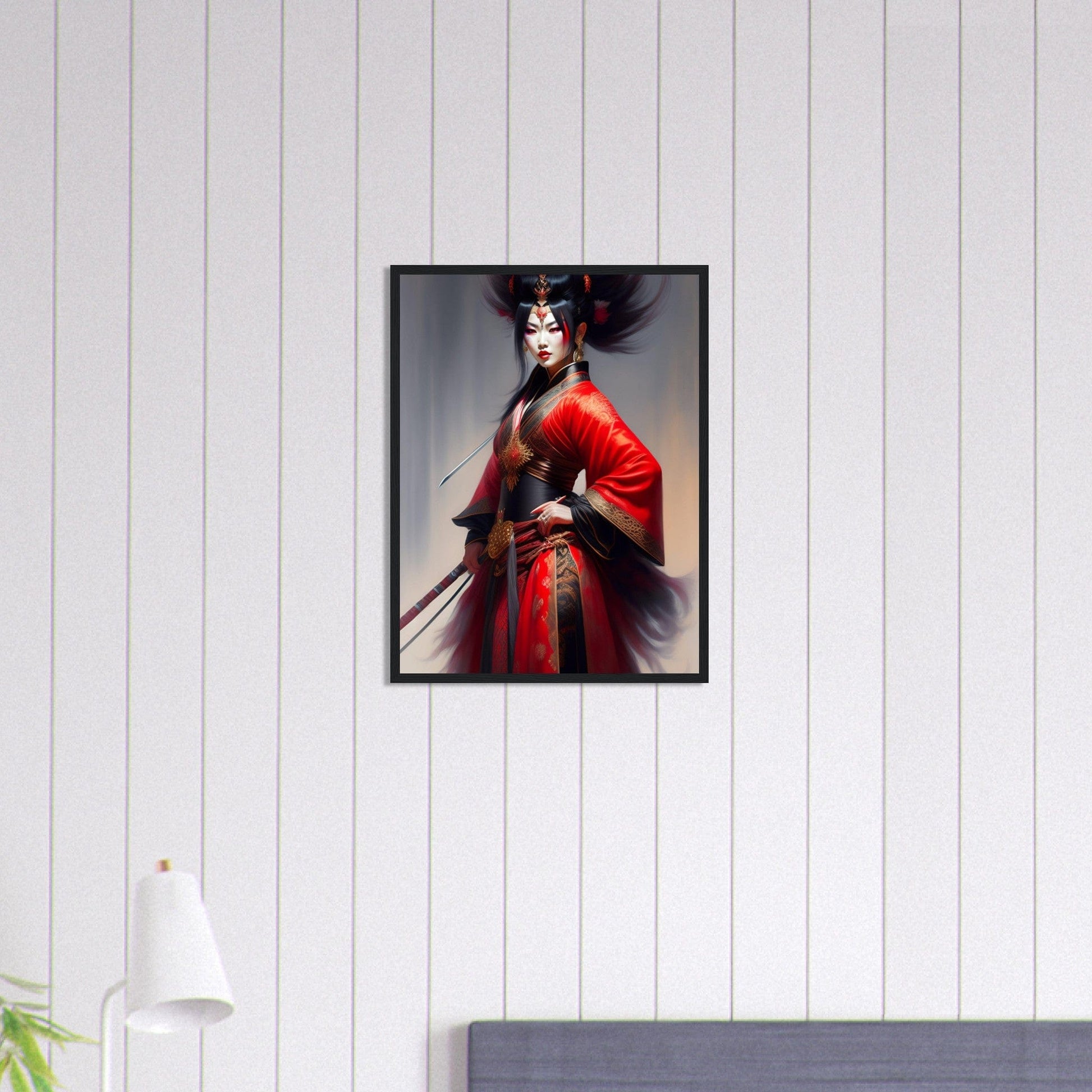 Canvanation Print Material Tableau Geisha Kabuki