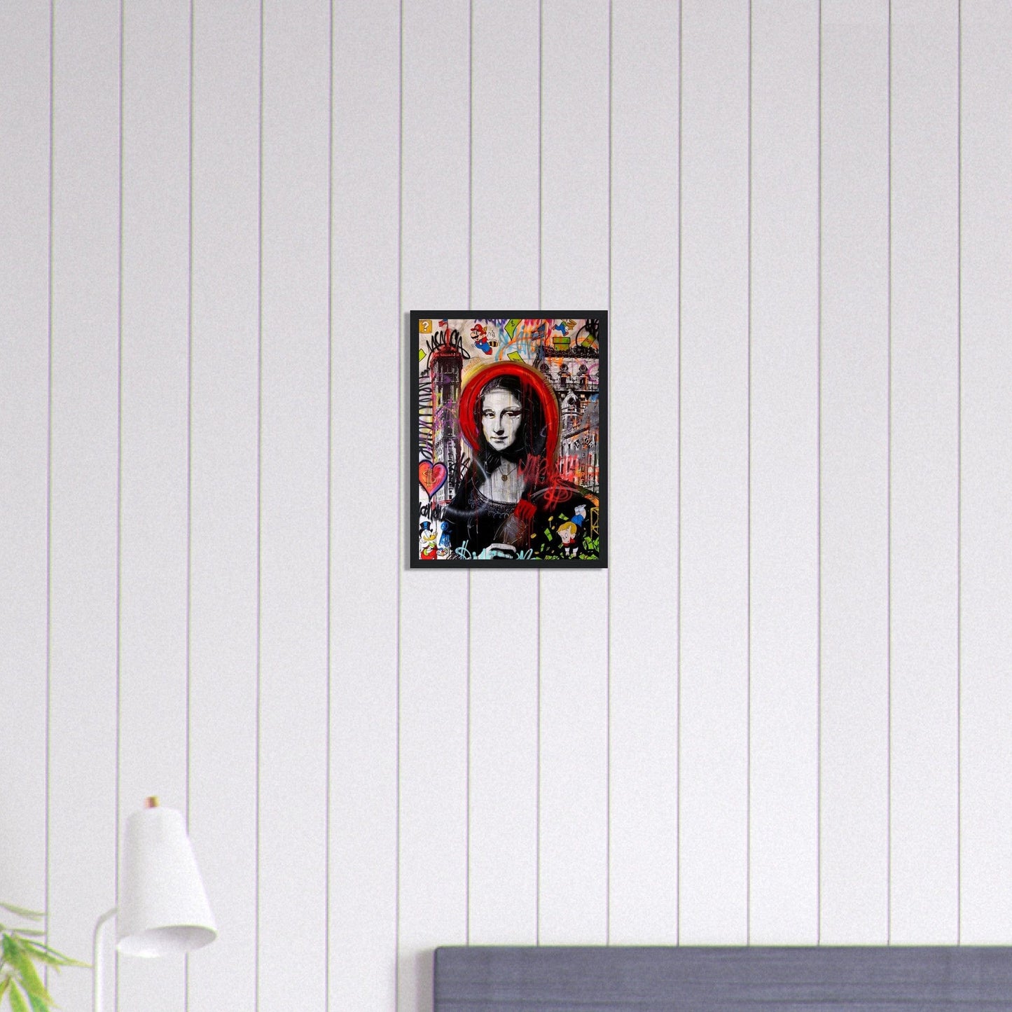 Canvanation Print Material 30x40 cm / 12x16″ Tableau Street Art Joconde