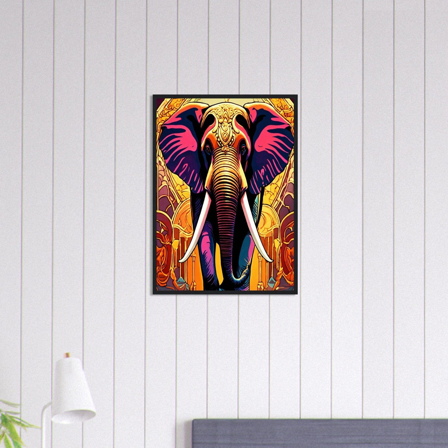 Canvanation Print Material 50x70 cm / 20x28″ Tableau Elephant Douceur Imposante