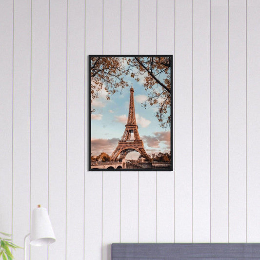 Canvanation Print Material 50x70 cm / 20x28″ Tableau Paris Tour Eiffel Vue De Loin