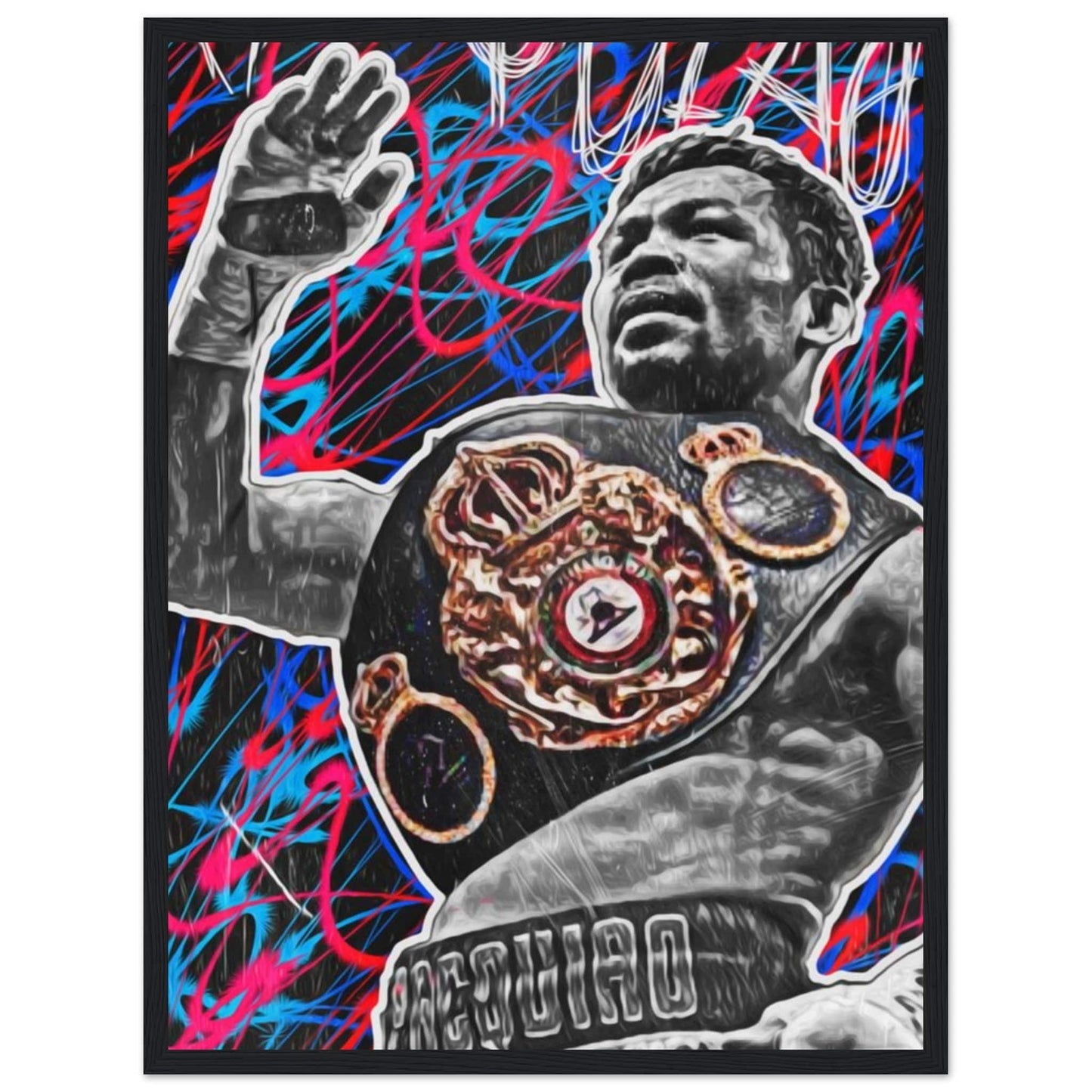 Canvanation Print Material Tableau Champion Boxe