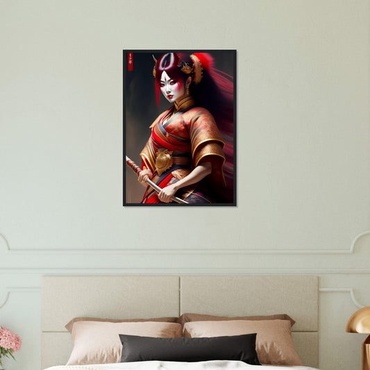Canvanation Print Material 50x70 cm / 20x28″ Tableau Japon Geisha Horreur Kimono