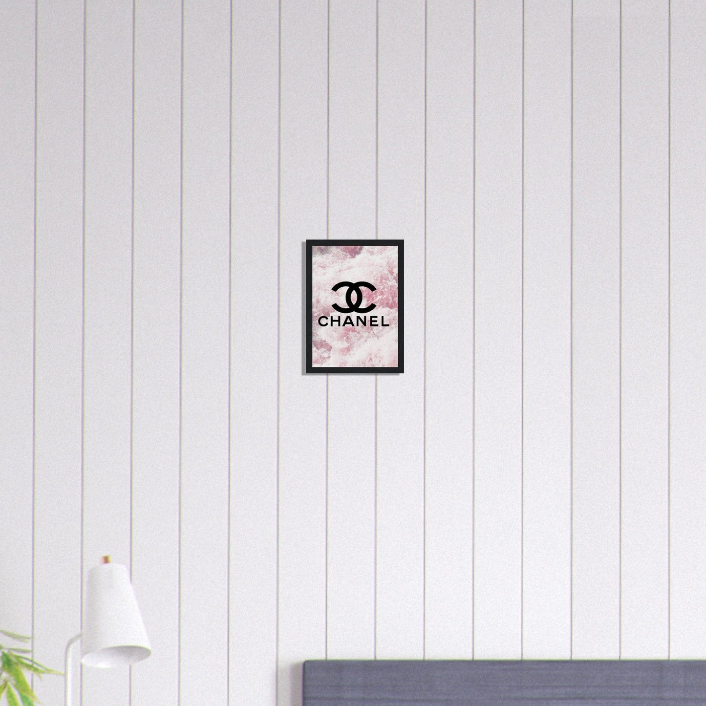 Canvanation Print Material A4 21x29.7 cm / 8x12″ Tableau Chanel Fond Mer Rose