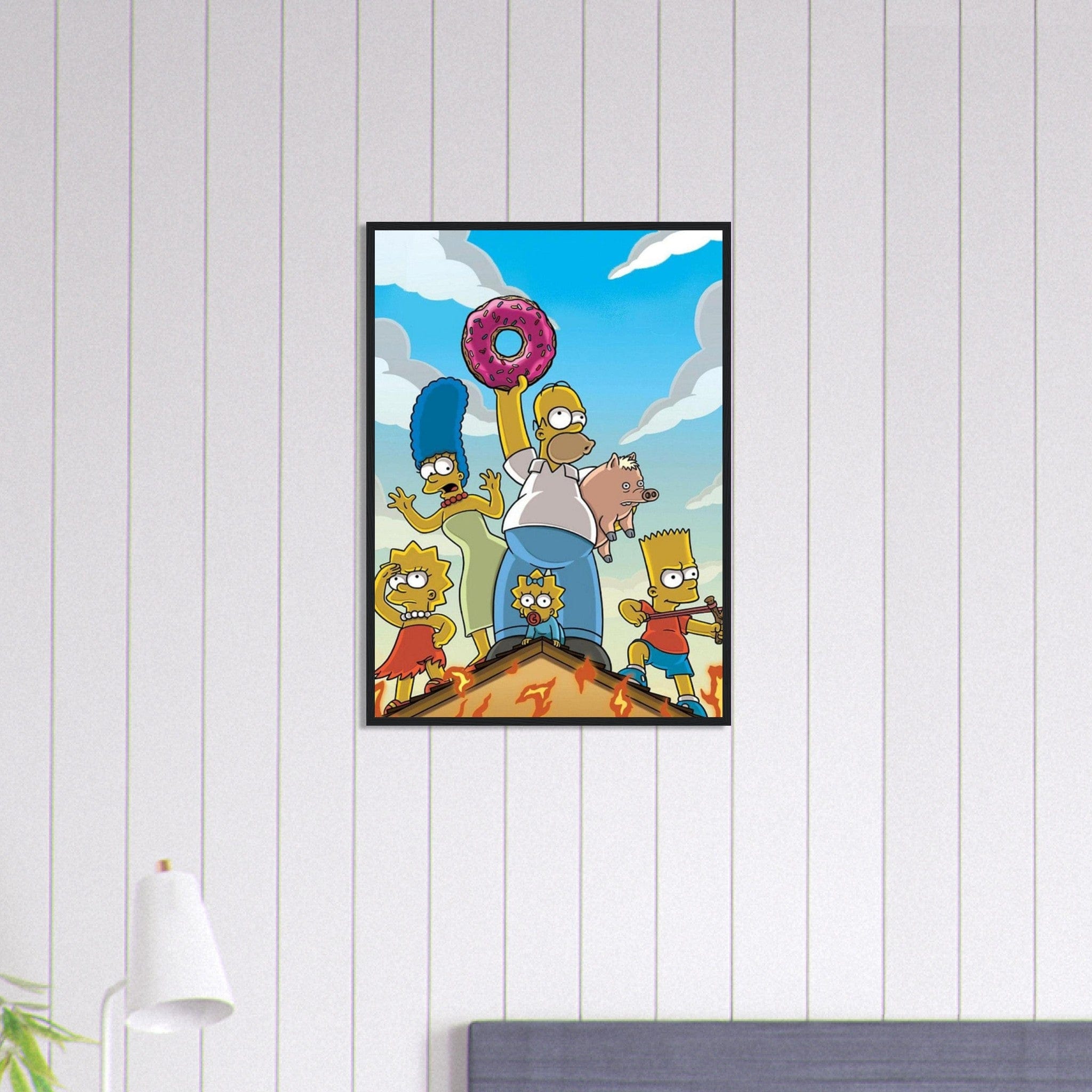 Canvanation Print Material 50x70 cm / 20x28″ Tableau La famille Simpson