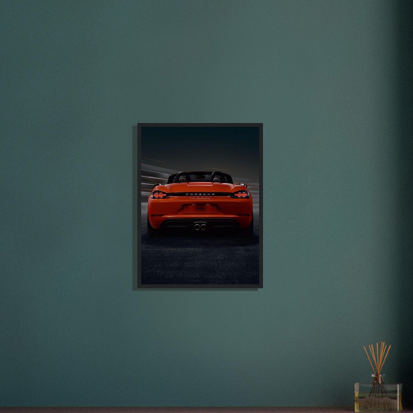 Gelato Print Material Tableau Porsche Orange