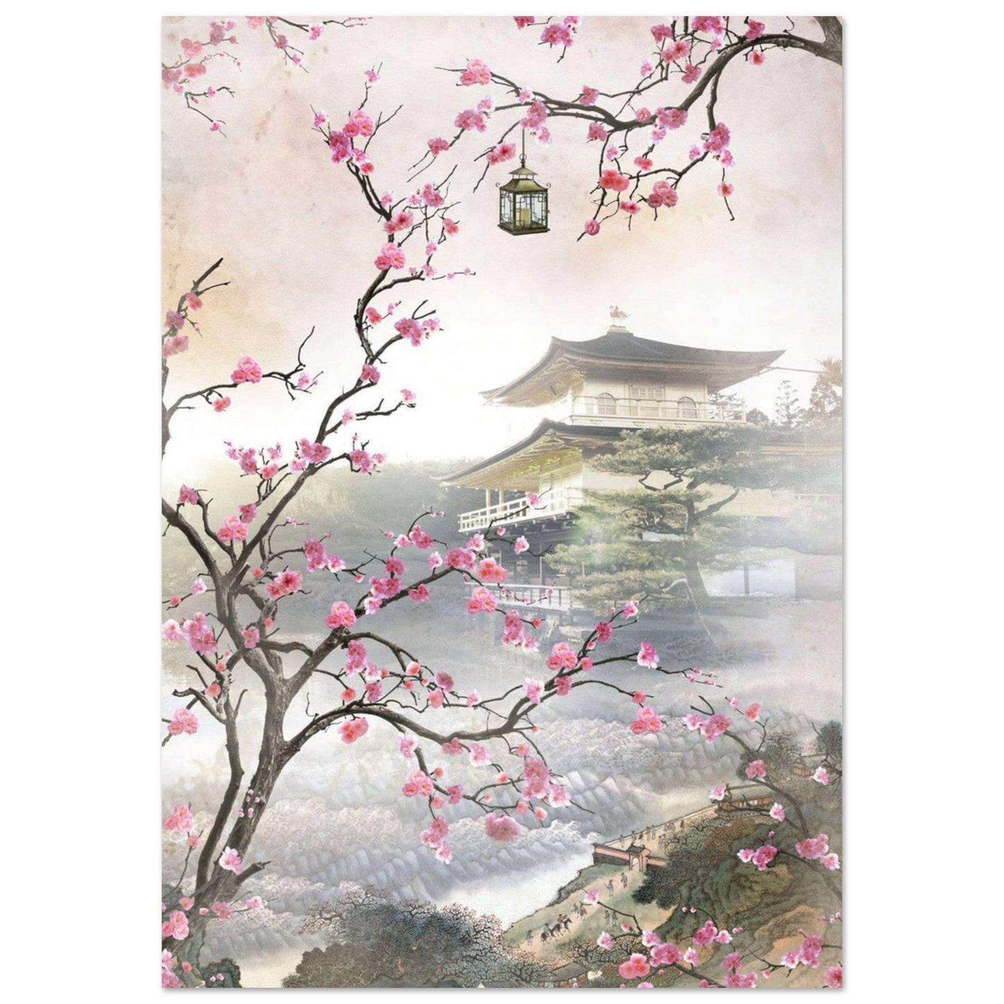Gelato Print Material 70x100 cm / 28x40″ Poster Encre De Chine Et Aquarelle